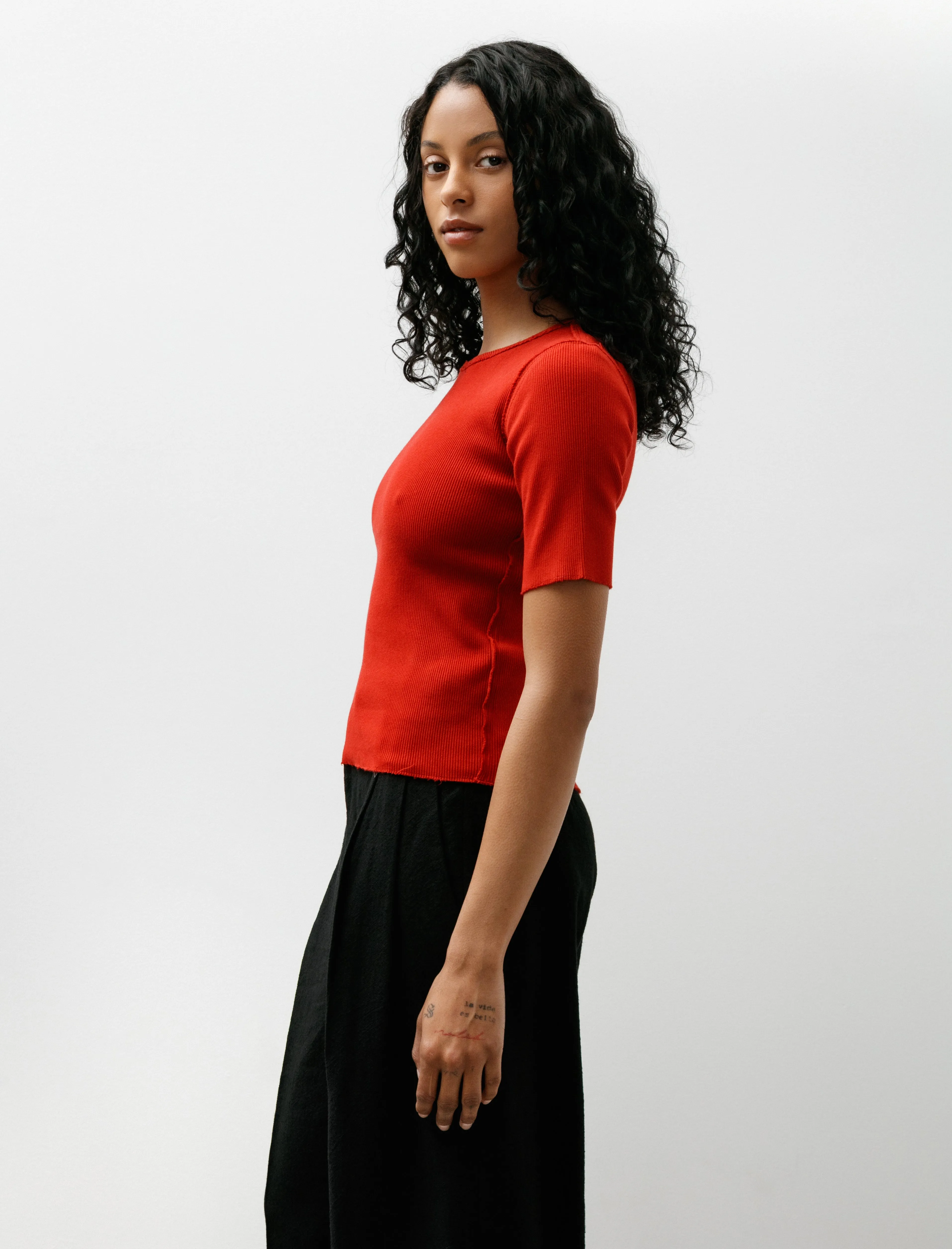 Fitted Tee Red sold by SHOP NEIGHBOR product image thumbnail 2