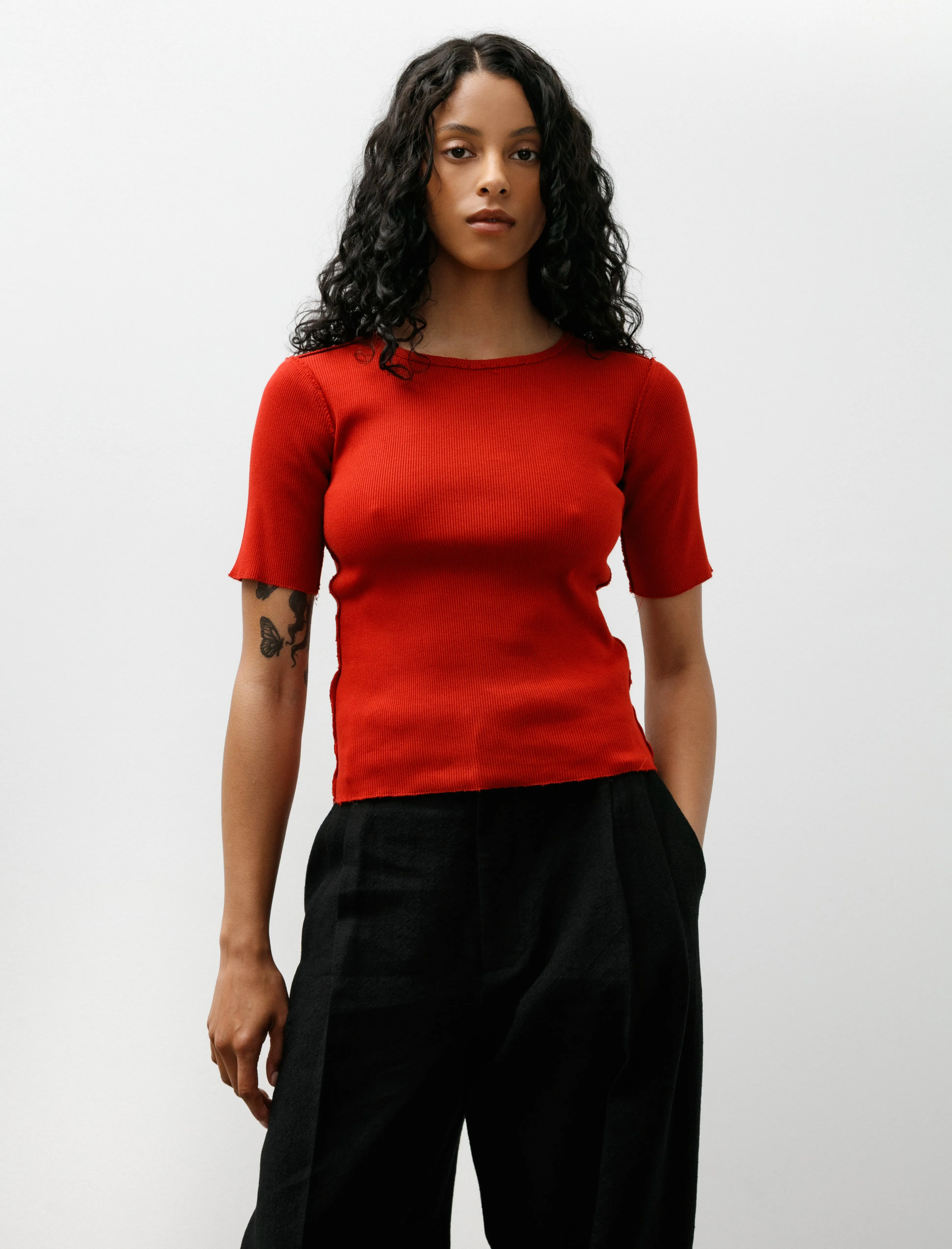 Fitted Tee Red sold by SHOP NEIGHBOR
