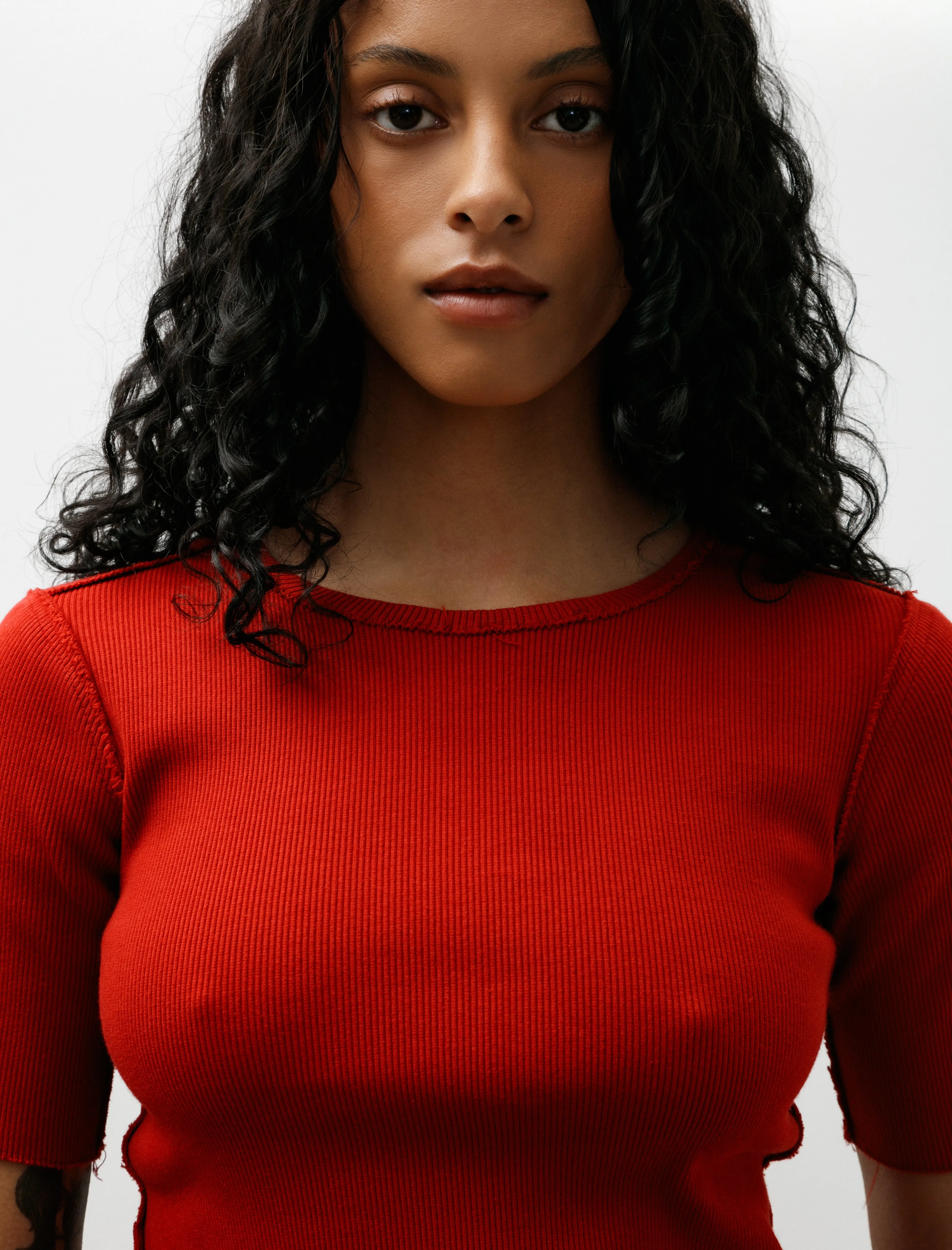 Fitted Tee Red sold by SHOP NEIGHBOR product image thumbnail 4