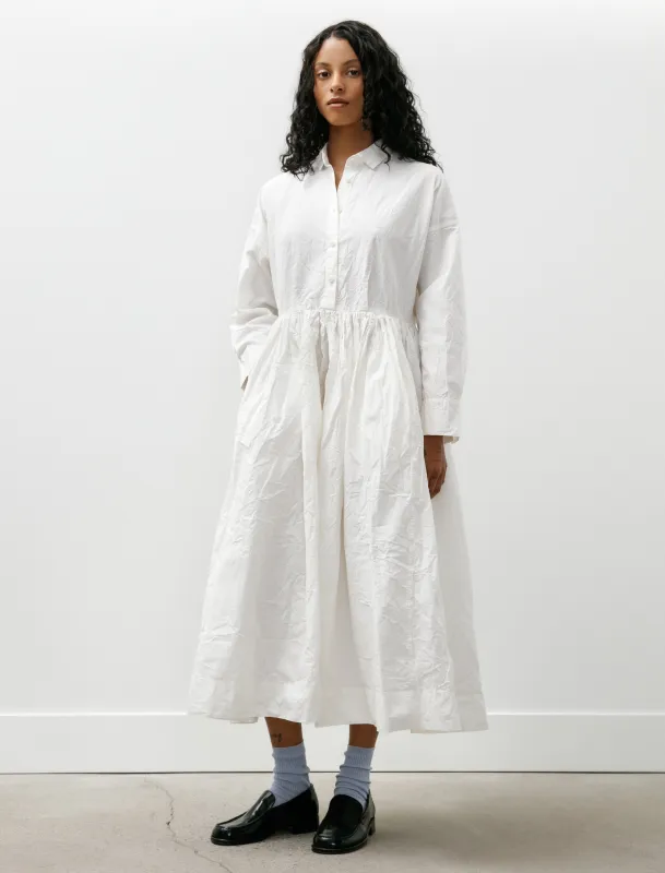 Stephanie Dress Off White made by SHOP NEIGHBOR