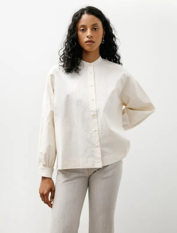 Biggy Grandad Shirt Natural made by SHOP NEIGHBOR
