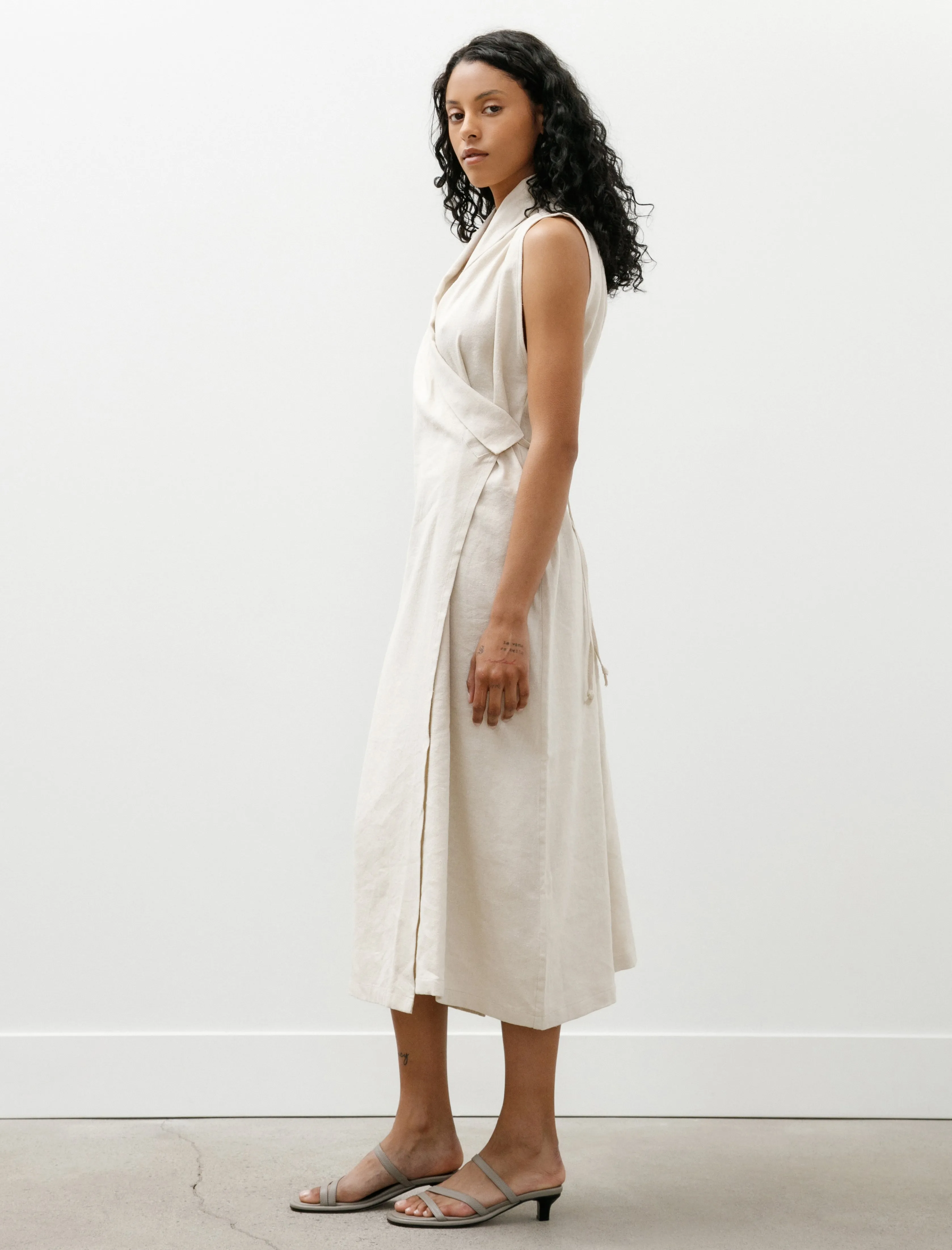 WR20 All-8 Jeogori Dress Sand Grosgrain sold by SHOP NEIGHBOR product image thumbnail 2