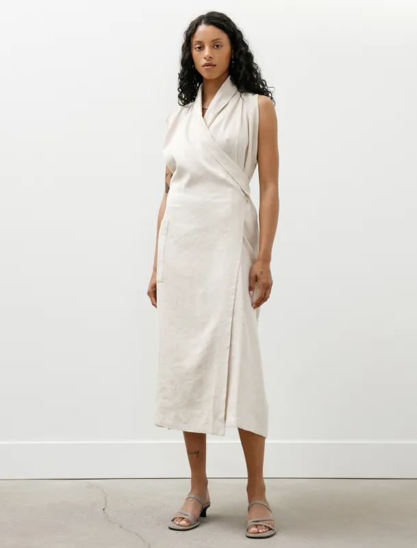 WR20 All-8 Jeogori Dress Sand Grosgrain made by SHOP NEIGHBOR