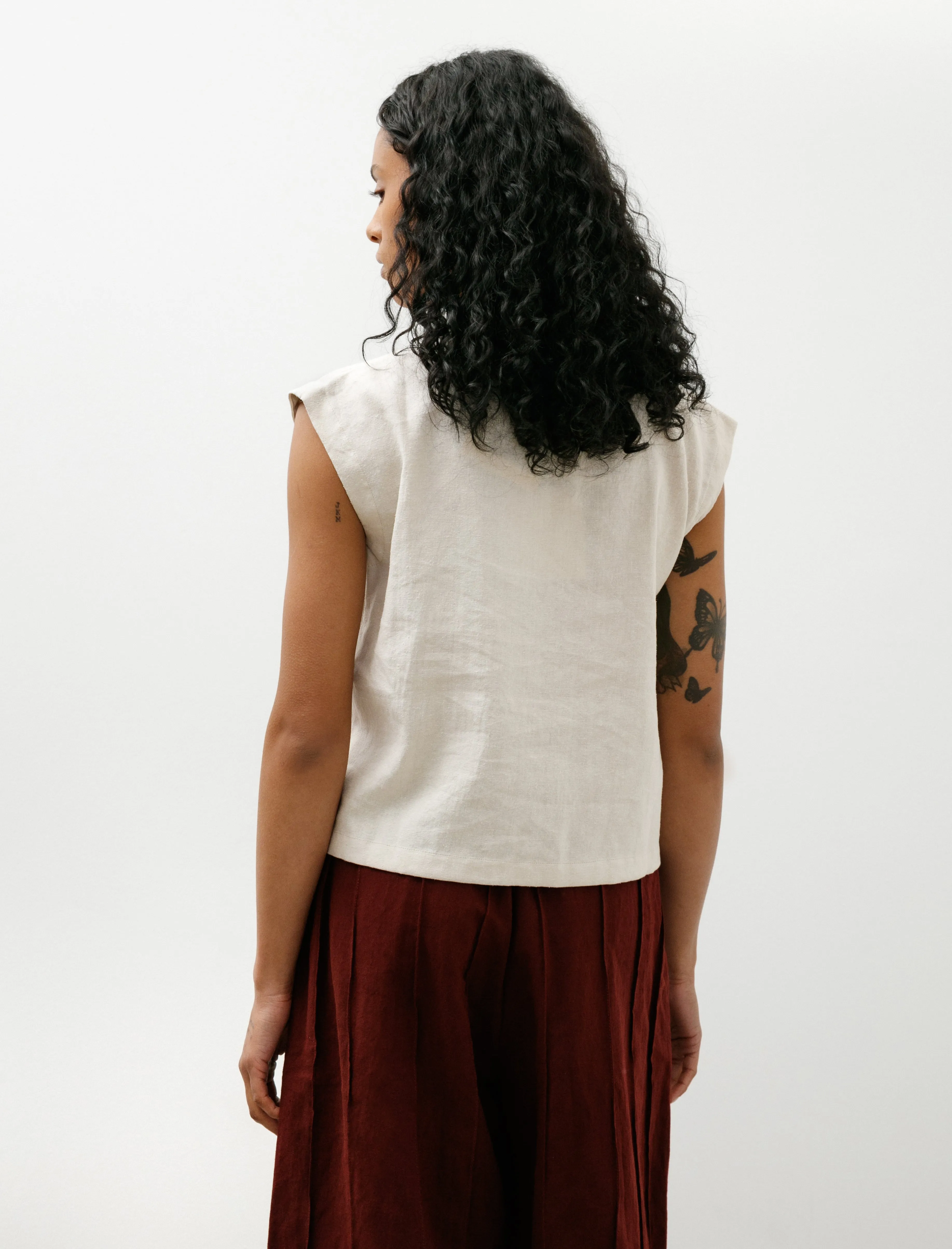 WR20 Shirt-5 Zip Tank Sand Grosgrain sold by SHOP NEIGHBOR product image thumbnail 3