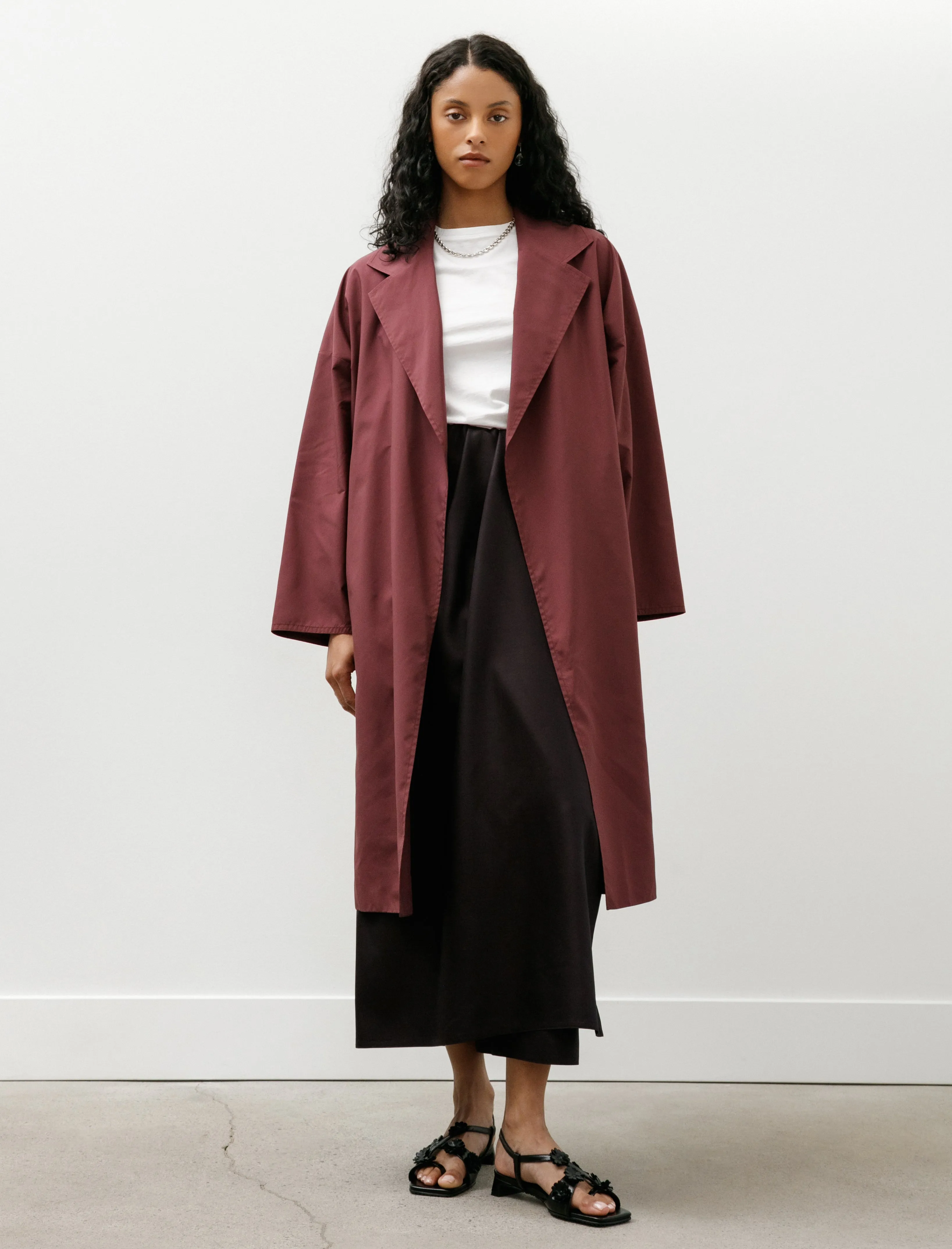 Oversized Coat Nylon Black Iris sold by SHOP NEIGHBOR