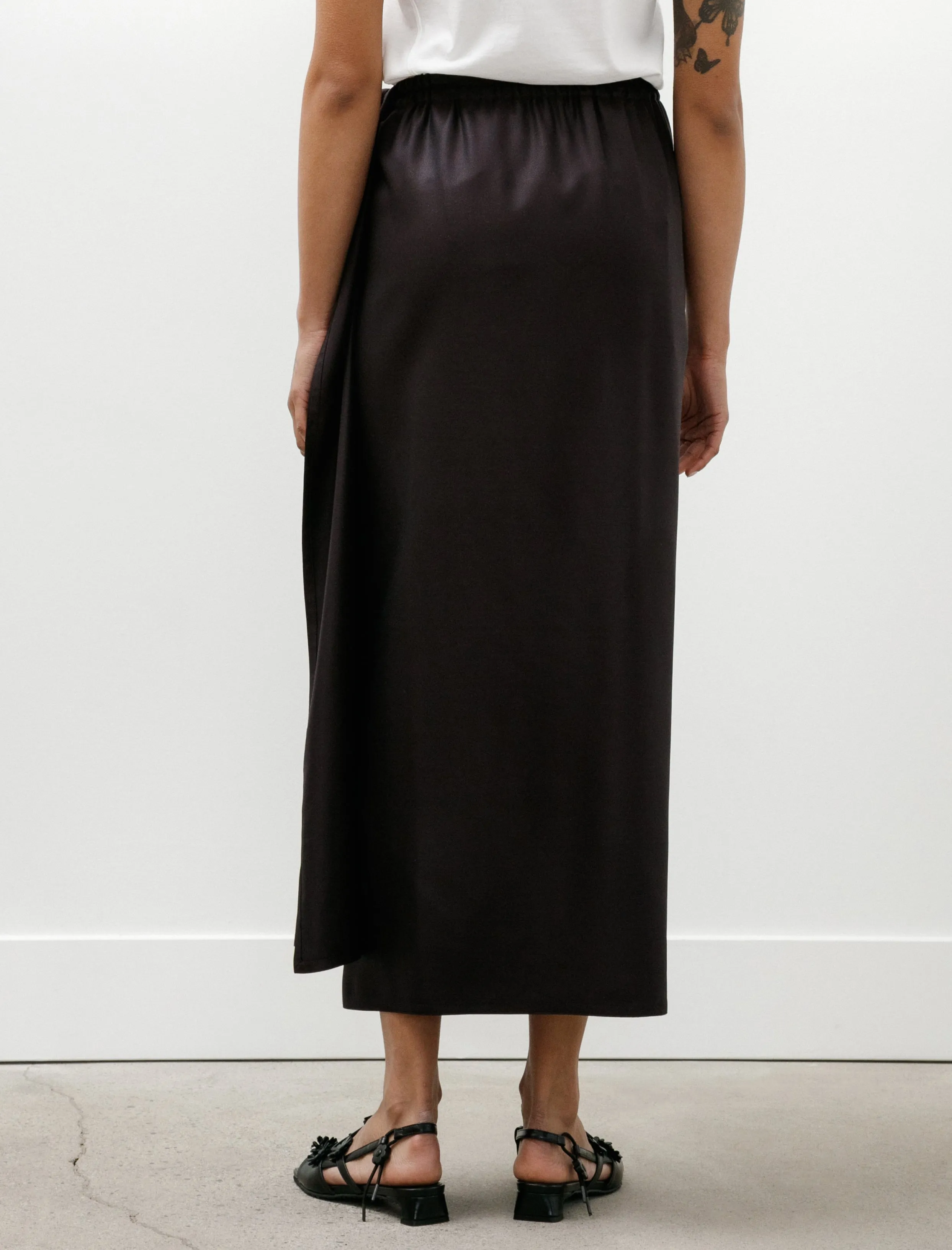 Long Sarong Skirt Twill Black Iris sold by SHOP NEIGHBOR product image thumbnail 5