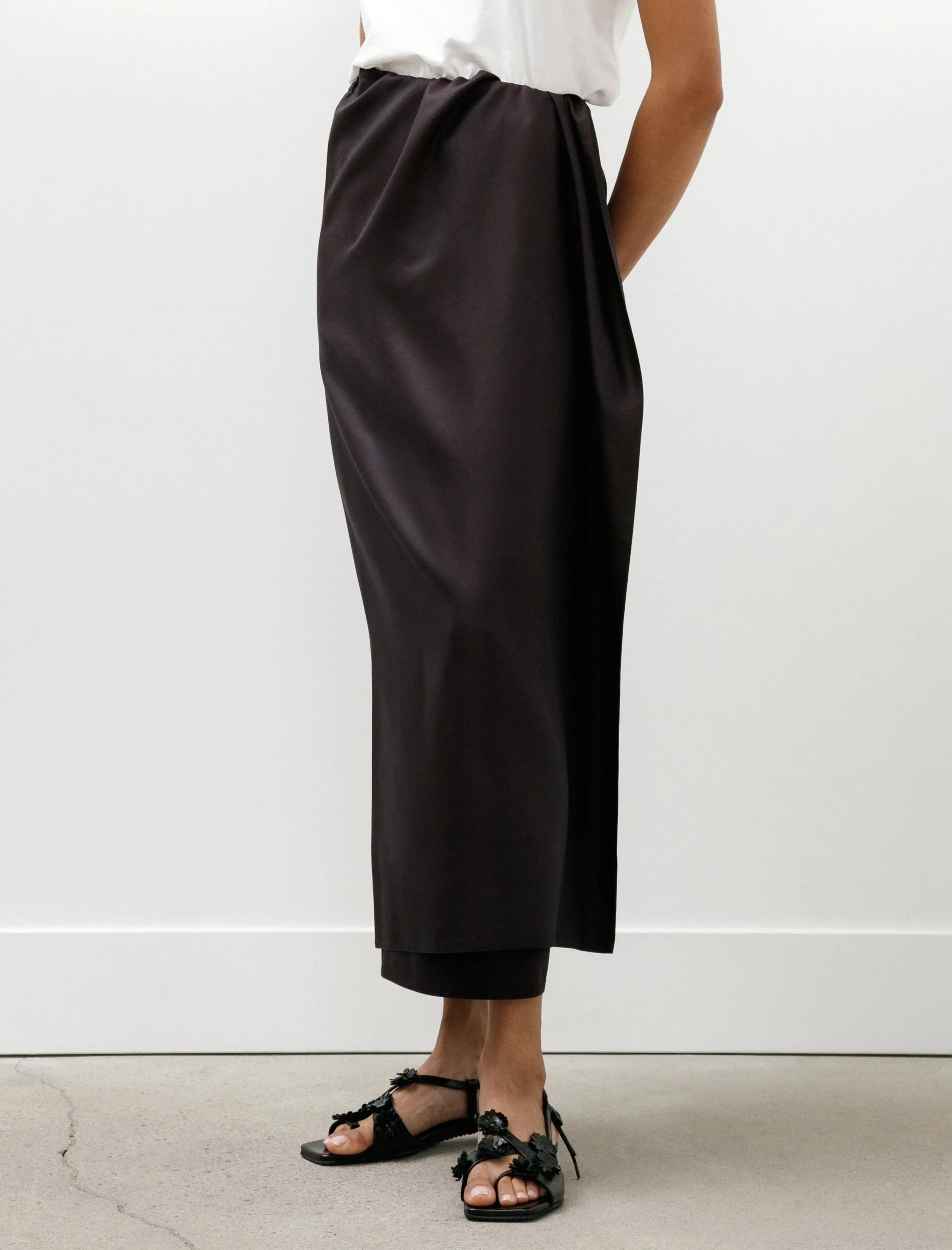 Long Sarong Skirt Twill Black Iris sold by SHOP NEIGHBOR product image thumbnail 2