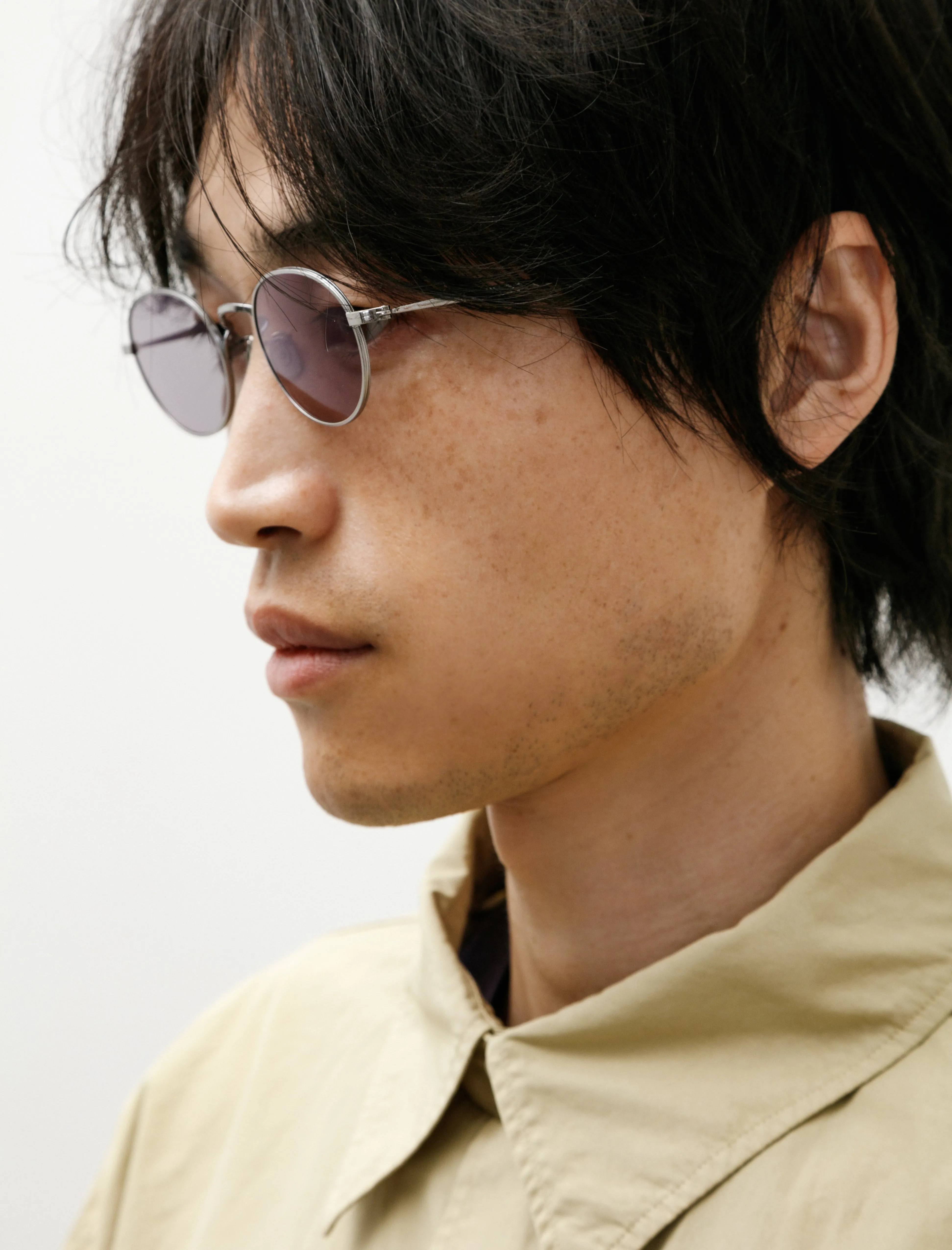 Wire Frame Sunglasses 003 Antique Silver sold by SHOP NEIGHBOR product image thumbnail 2