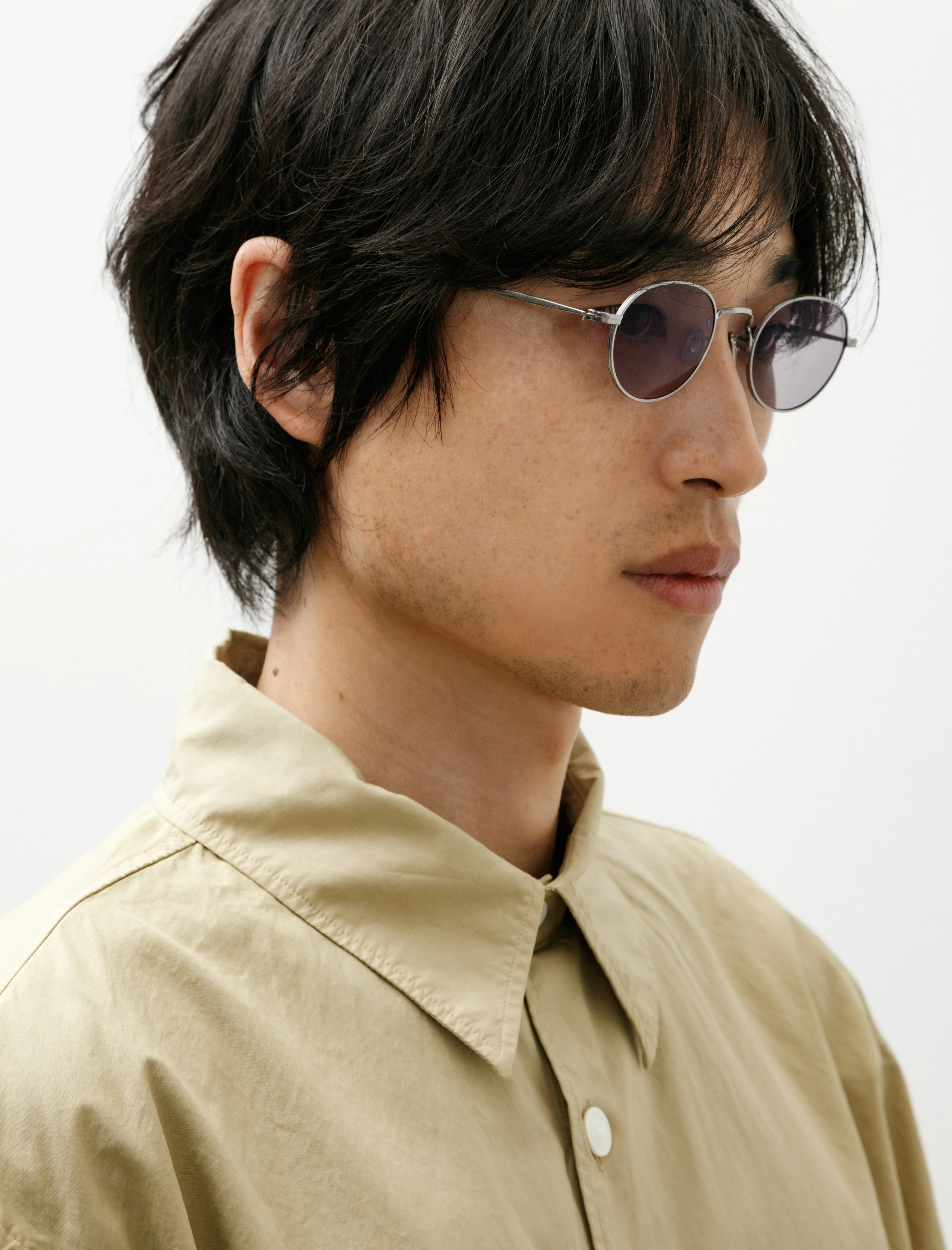 Wire Frame Sunglasses 003 Antique Silver sold by SHOP NEIGHBOR product image thumbnail 3