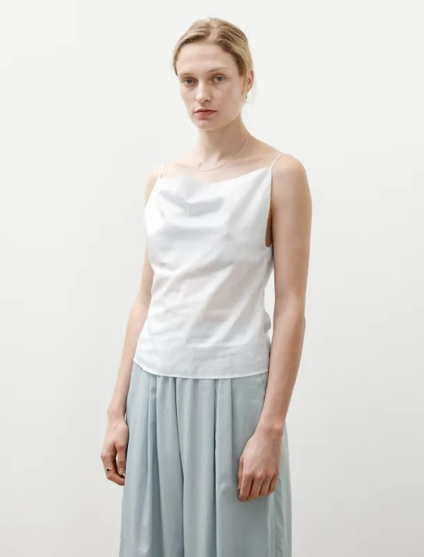 Carré Top with Thin Straps Almost Blue made by SHOP NEIGHBOR
