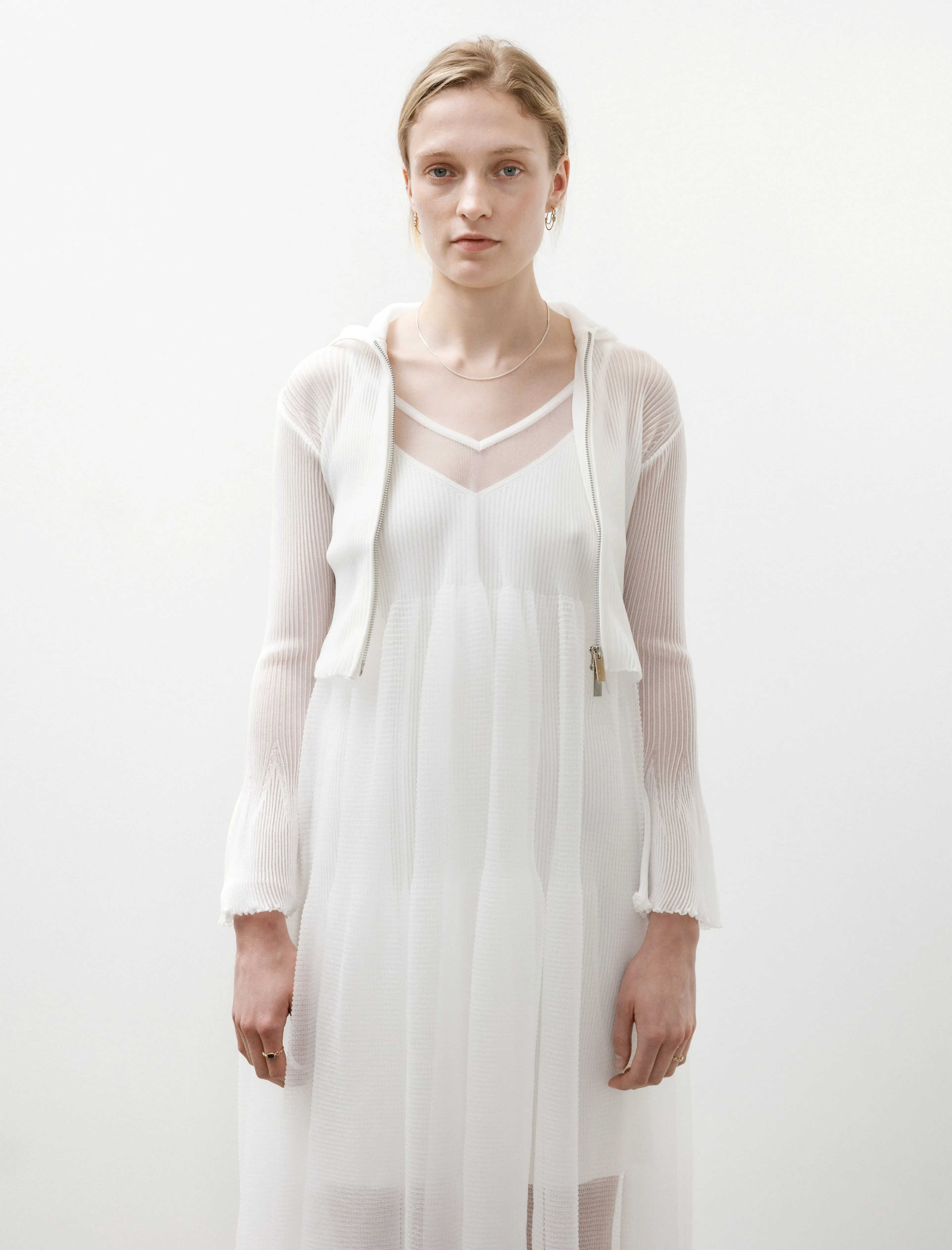 Hypha Lucent Glitter Hoodie White sold by SHOP NEIGHBOR product image thumbnail 5