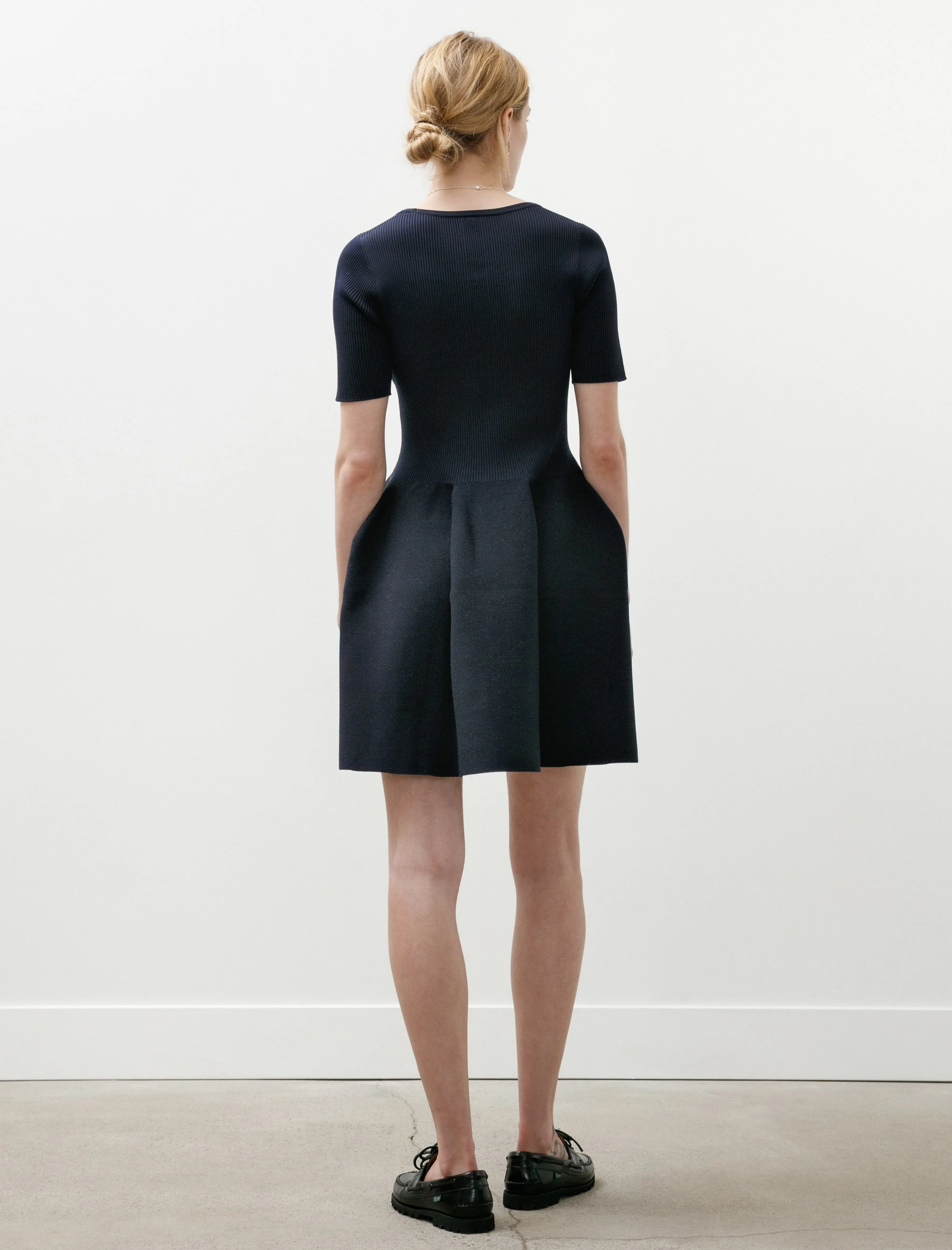 Pottery HS Glitter Roundneck Mini Dress Navy/Black sold by SHOP NEIGHBOR product image thumbnail 3