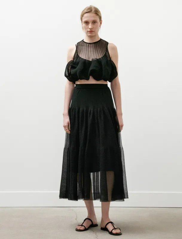 Cascades Lucent Skirt Black made by CFCL Womens