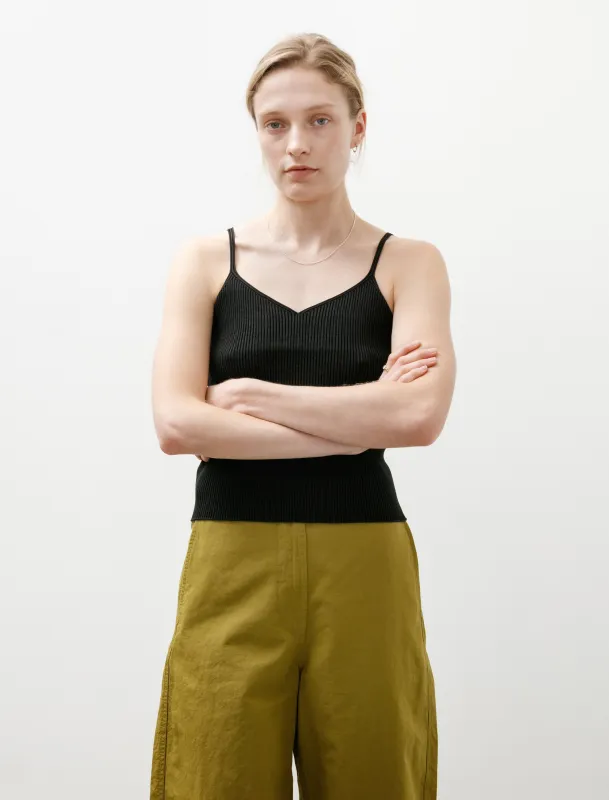 Portrait Camisole Top Black made by CFCL Womens