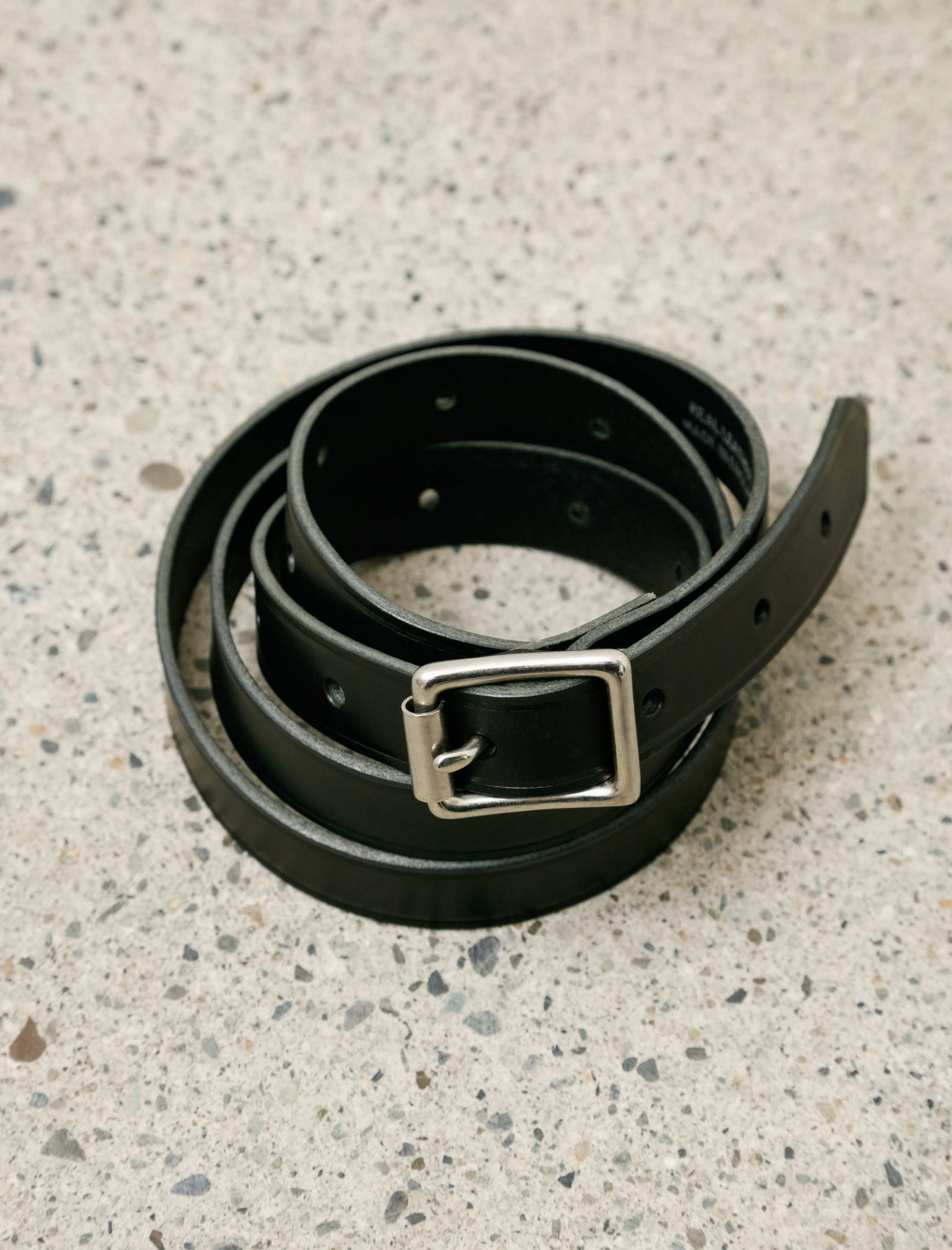 MHL Scout Belt Black Leather sold by SHOP NEIGHBOR