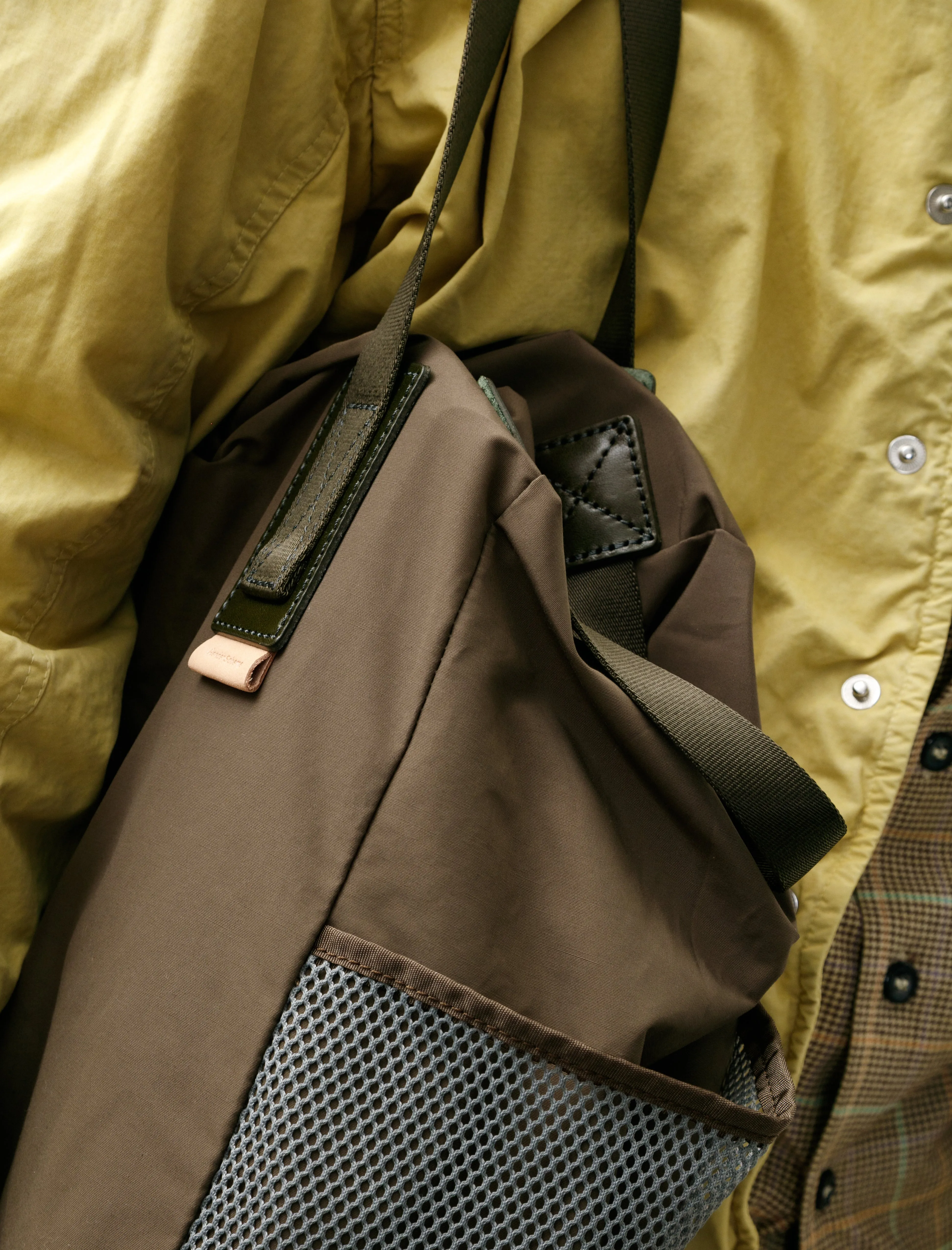 Functional Tote Bag Khaki Olive sold by SHOP NEIGHBOR product image thumbnail 3