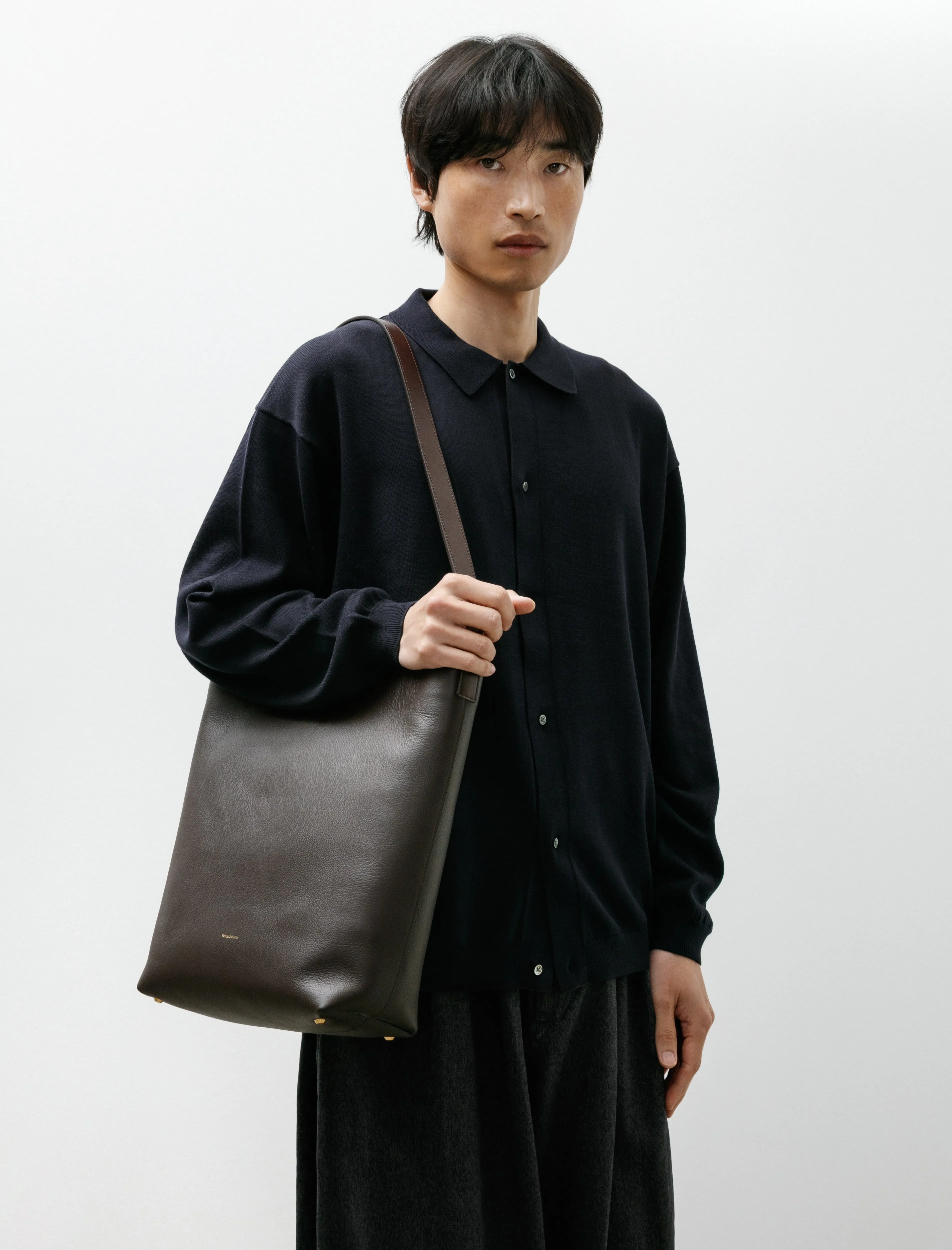 Grace Shoulder Bag Dark Brown sold by SHOP NEIGHBOR