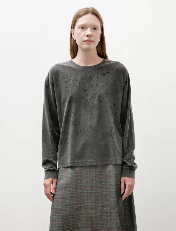 Cropped Relaxed LS Tee Fault and Fracture made by SHOP NEIGHBOR