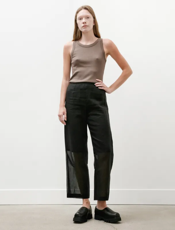 Sheer Easy Pants Black made by SHOP NEIGHBOR