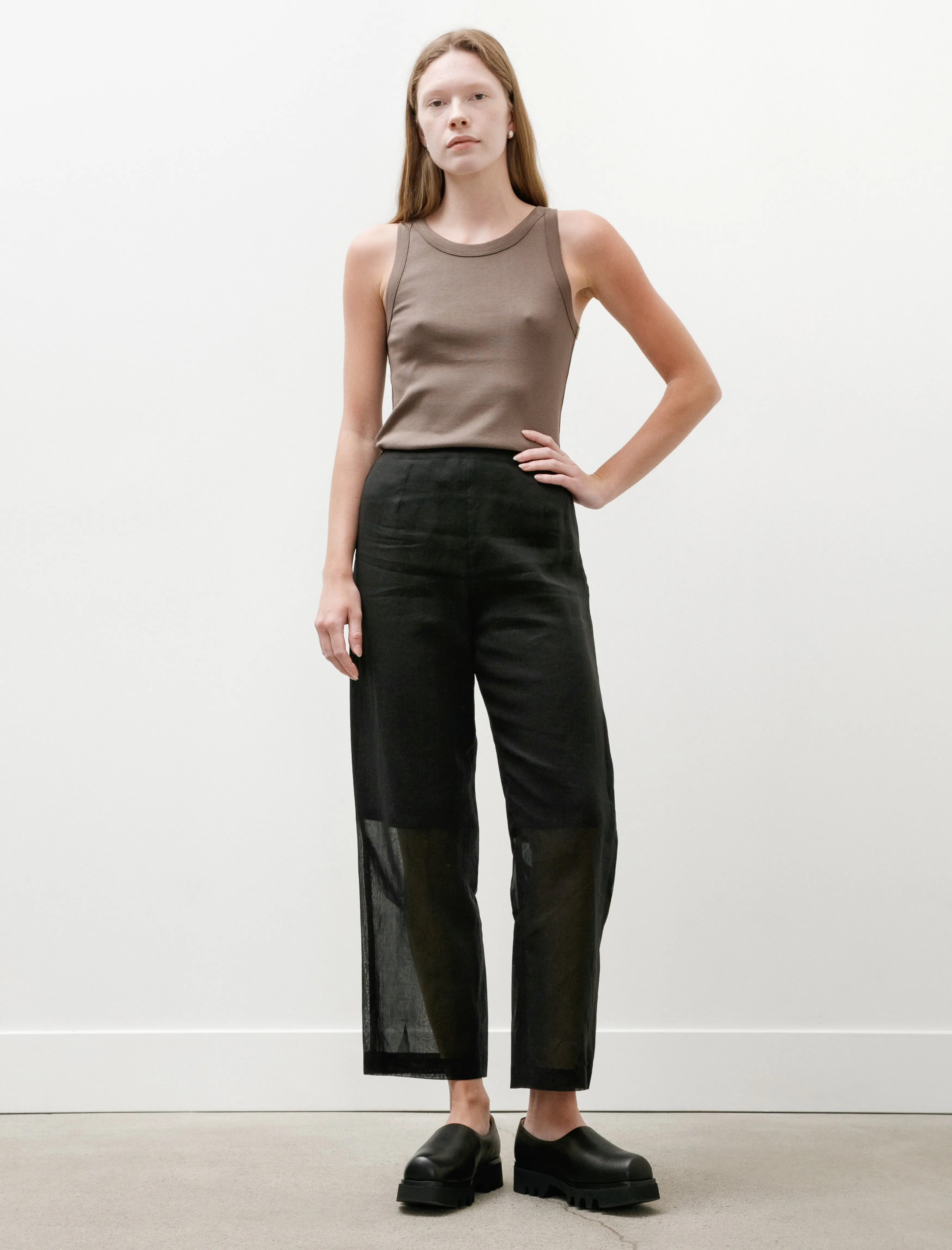 Sheer Easy Pants Black sold by SHOP NEIGHBOR