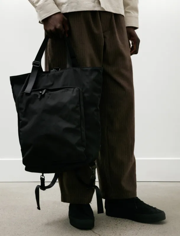 Gabardine 2way Backpack Black made by SHOP NEIGHBOR