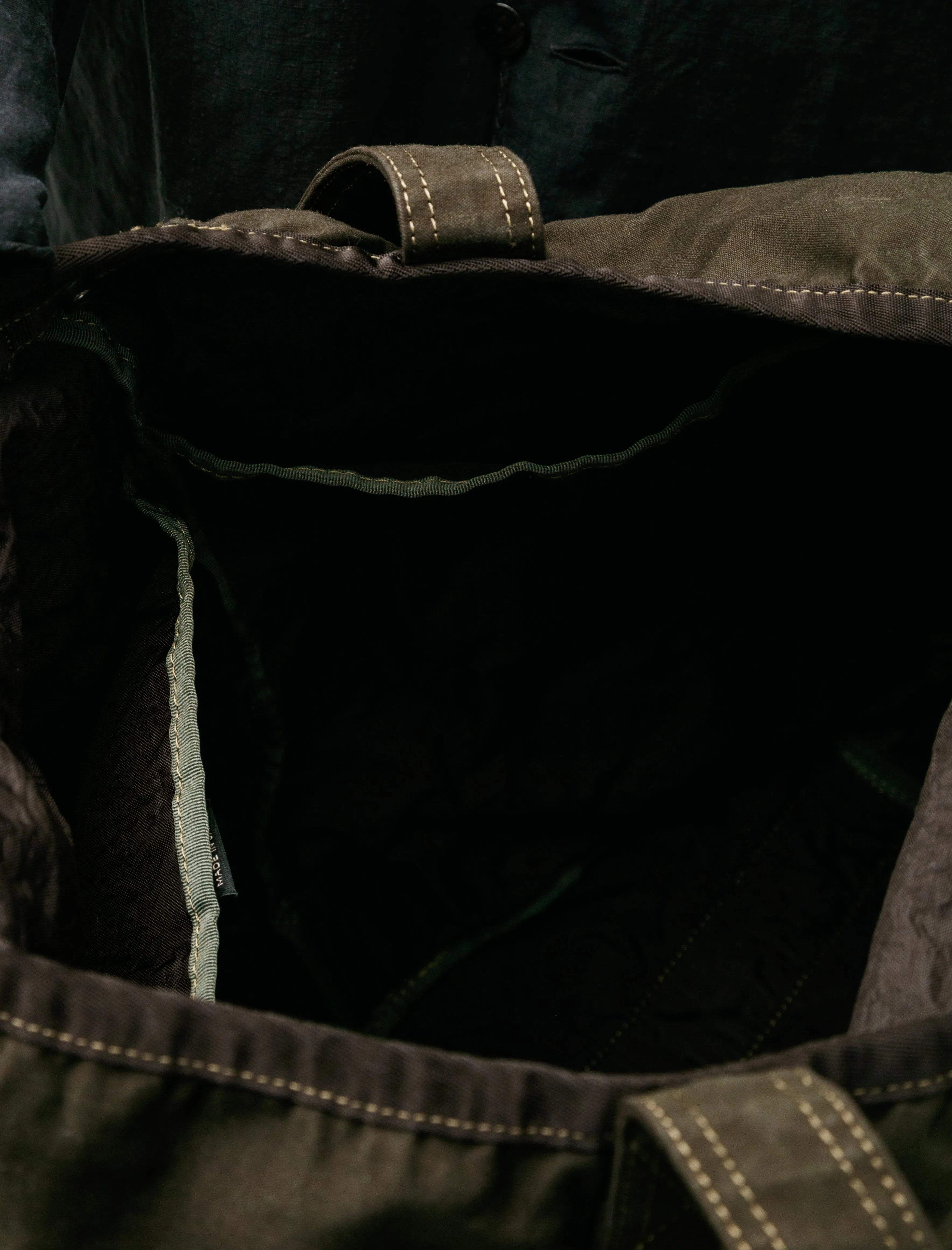 Crag Tote Bag Olive sold by SHOP NEIGHBOR product image thumbnail 4