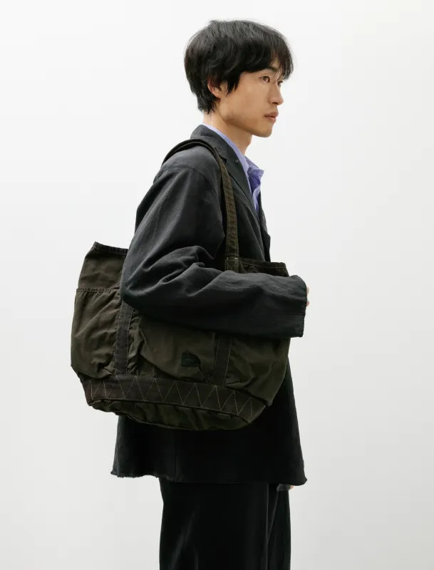 Crag Tote Bag Olive made by SHOP NEIGHBOR