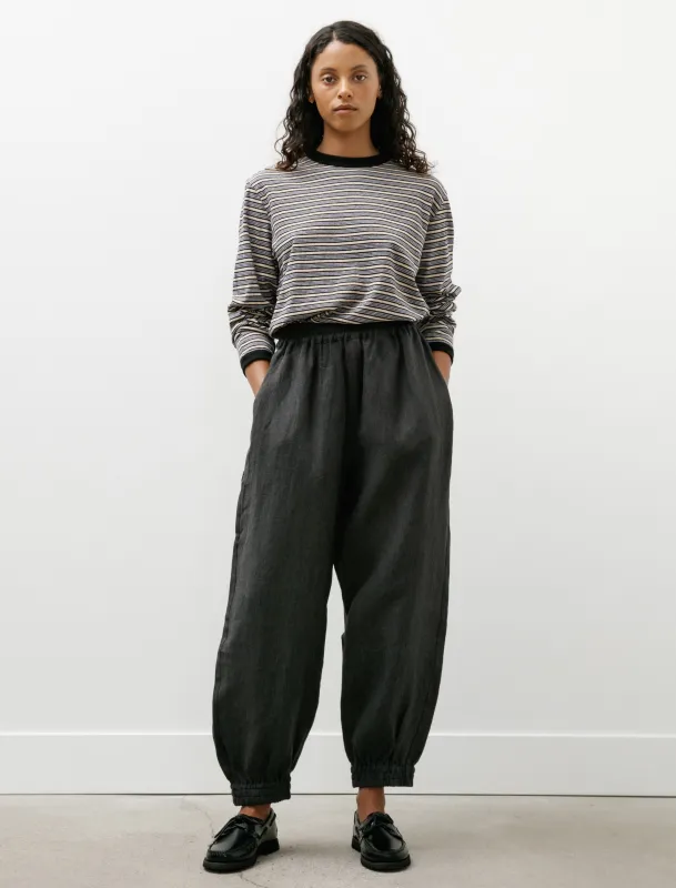 Irish Linen Iris Trousers Steel made by SHOP NEIGHBOR