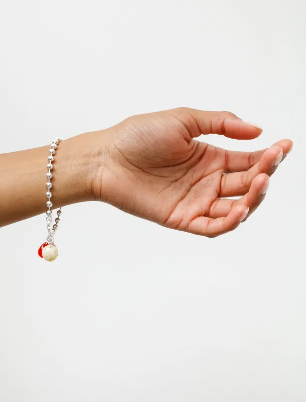 Clapio Bracelet Yellow/Red/Pale Pink made by SHOP NEIGHBOR