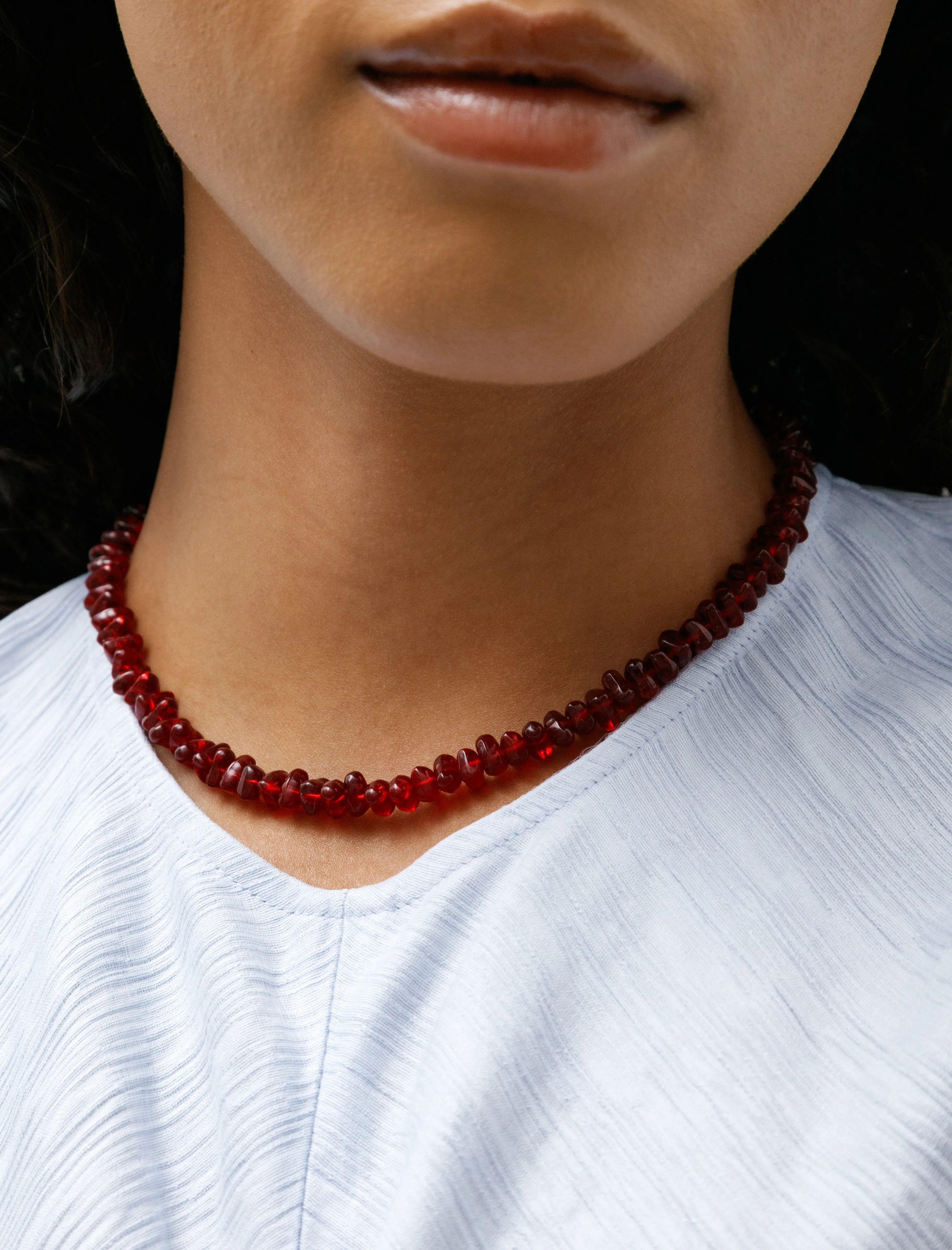 Caillou Necklace Grenat sold by SHOP NEIGHBOR product image thumbnail 3