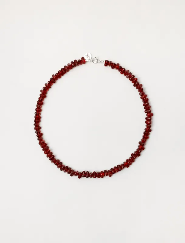 Caillou Necklace Grenat made by SHOP NEIGHBOR