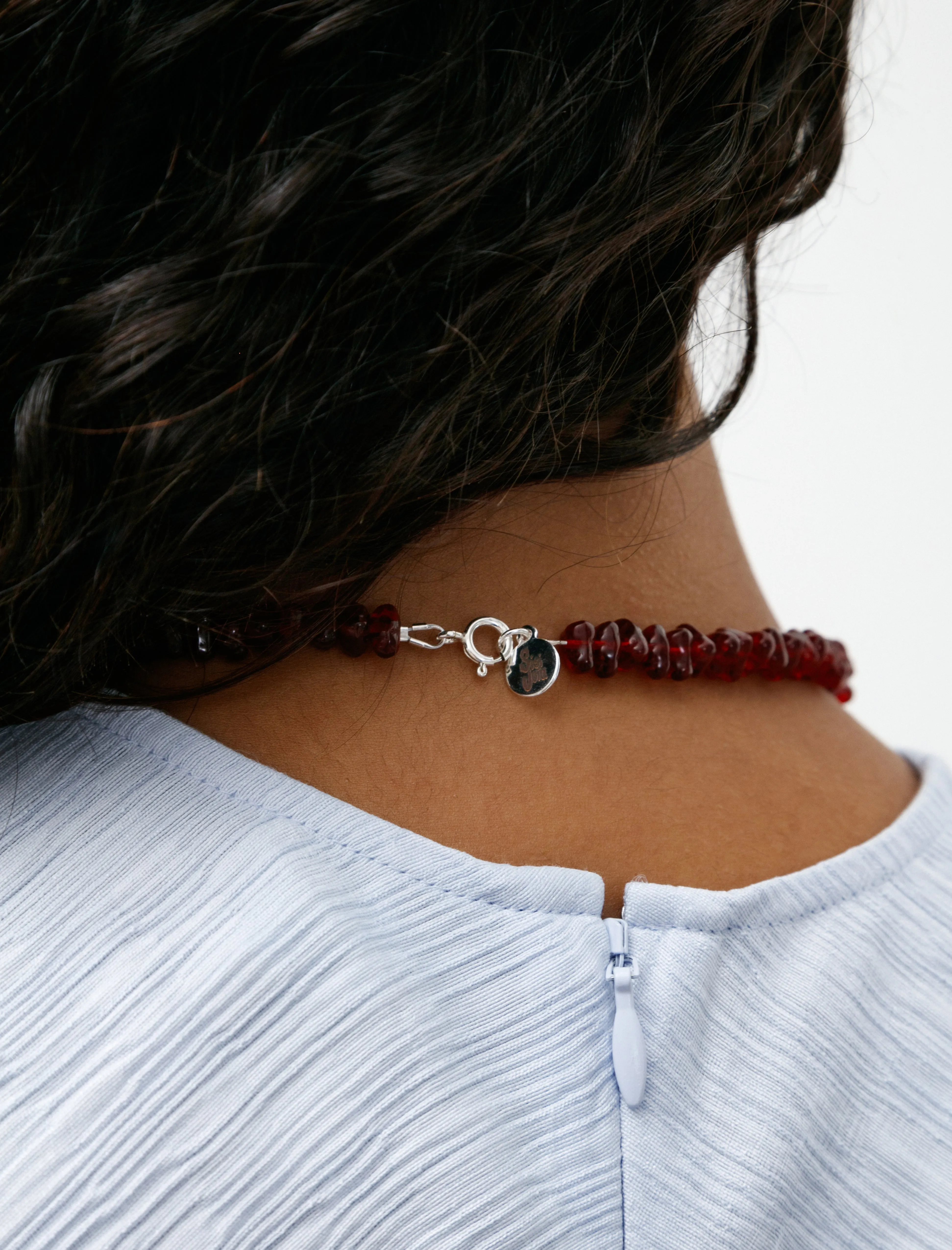 Caillou Necklace Grenat sold by SHOP NEIGHBOR product image thumbnail 4