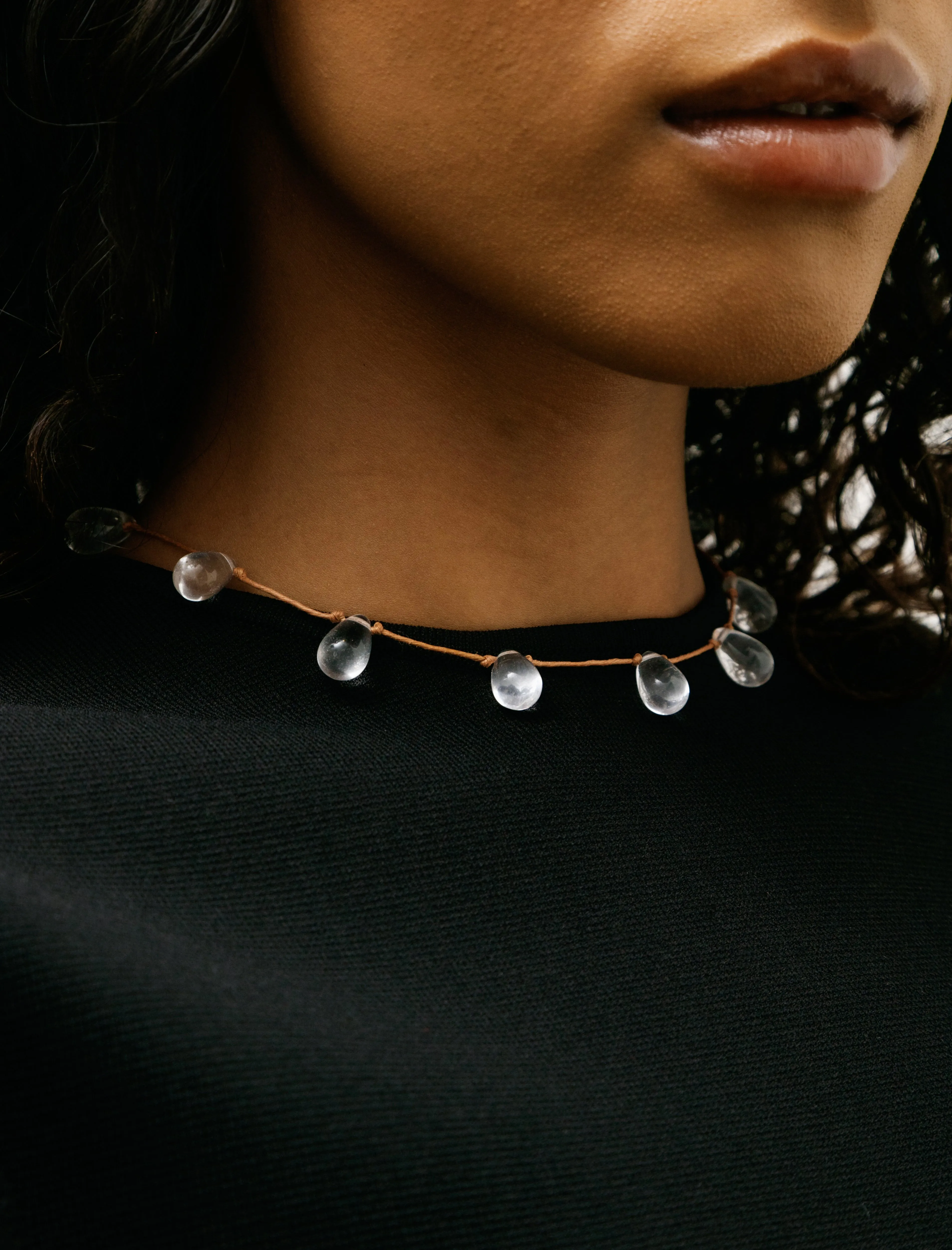 Noué Necklace Clear/Tan sold by SHOP NEIGHBOR product image thumbnail 3