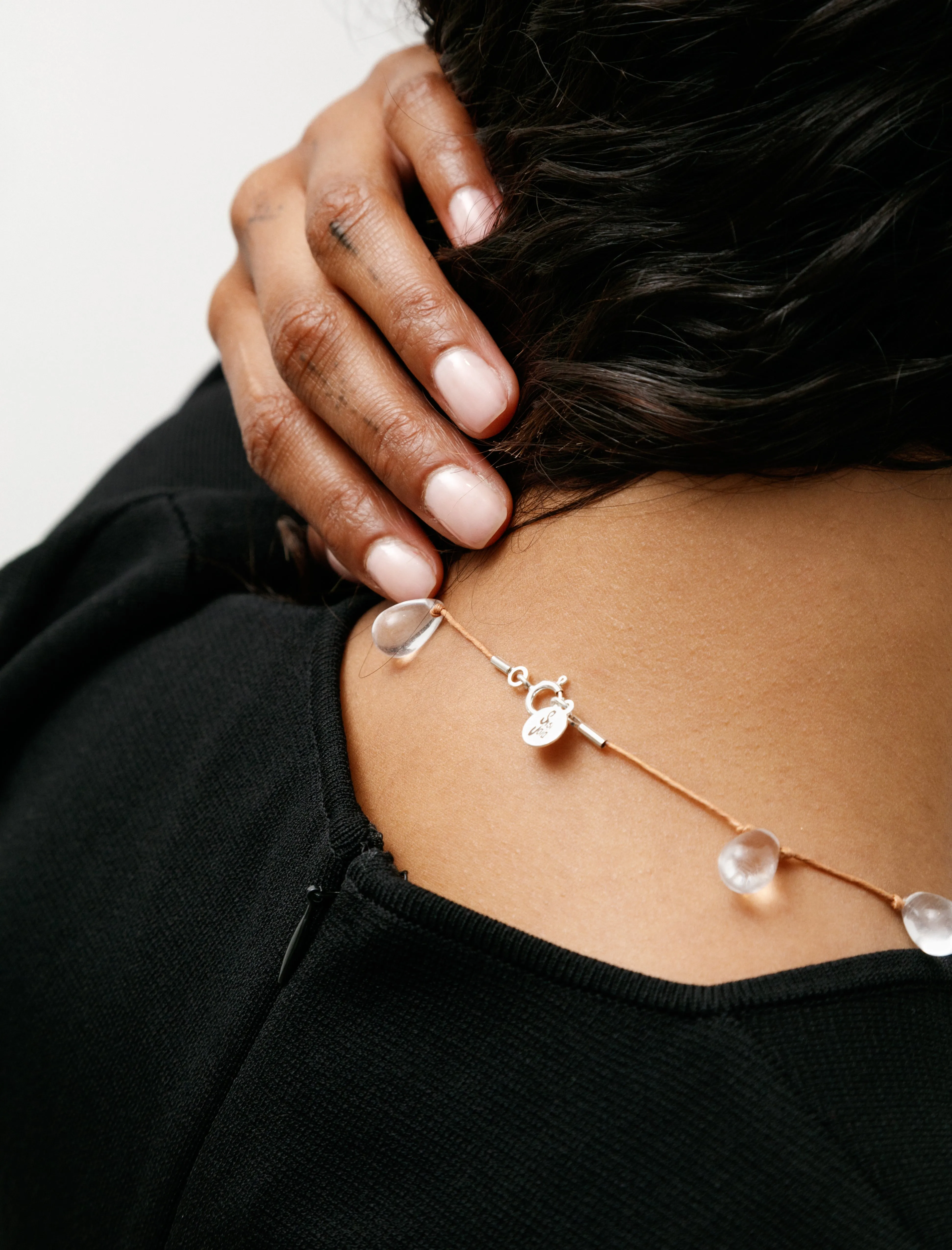 Noué Necklace Clear/Tan sold by SHOP NEIGHBOR product image thumbnail 4