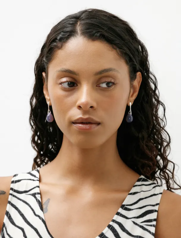 Gota Nail Earrings Opaline Lilac made by SHOP NEIGHBOR
