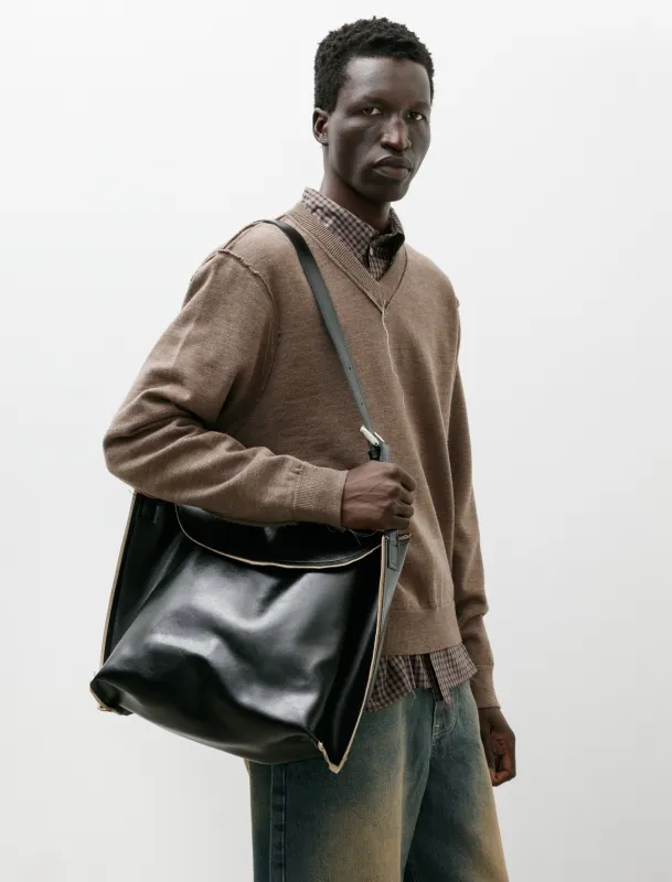 Belt Bag M Leather Black made by SHOP NEIGHBOR