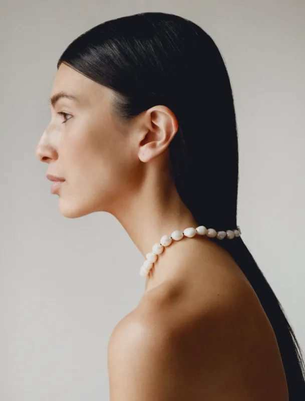 Simple Baroque Pearl Collar made by Sophie Buhai Womens