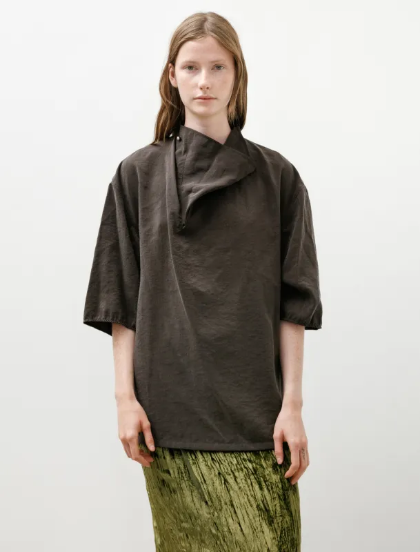 Soft Collar Top Licorice made by SHOP NEIGHBOR
