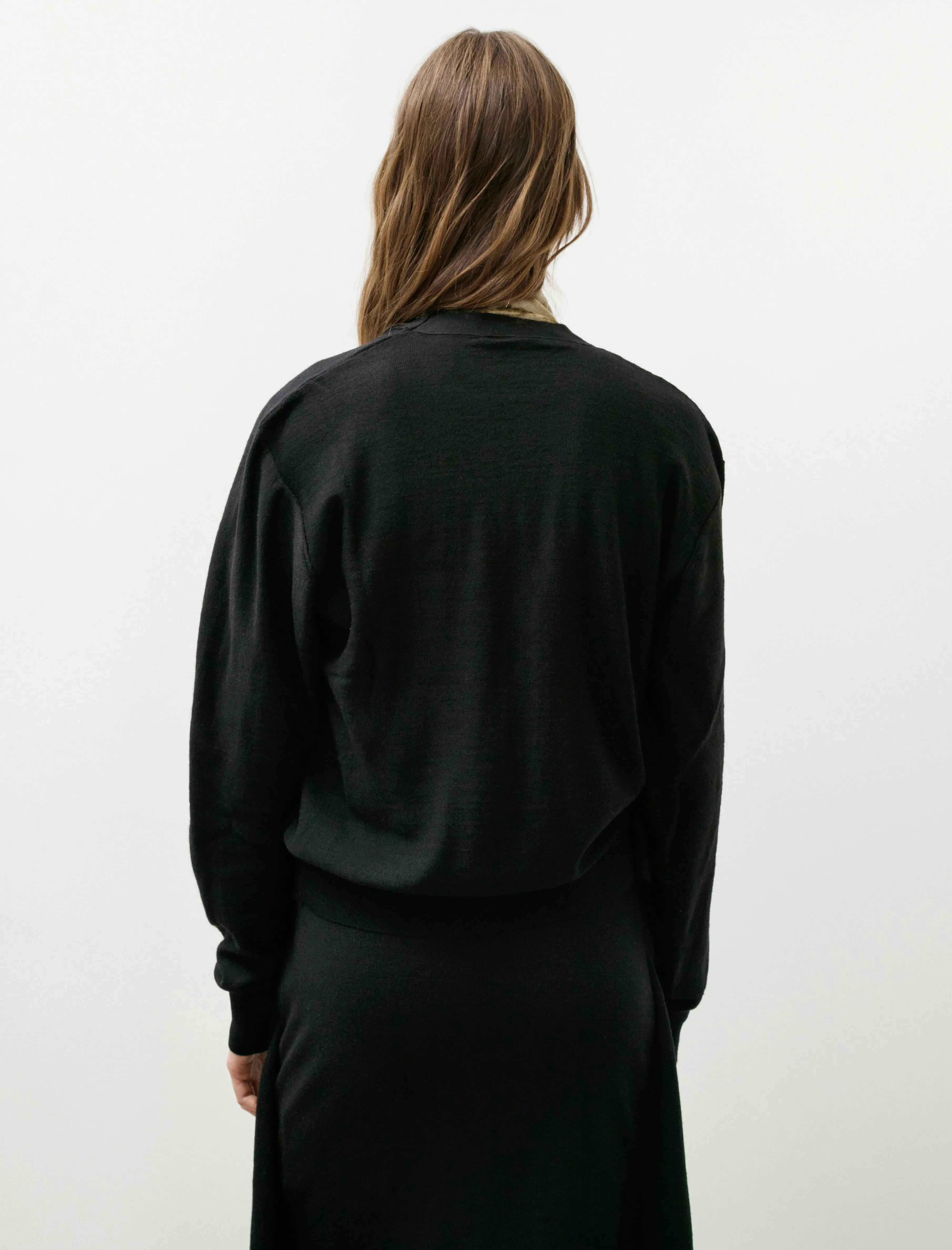 Trompe L'Oeil Cardigan Black sold by SHOP NEIGHBOR product image thumbnail 3