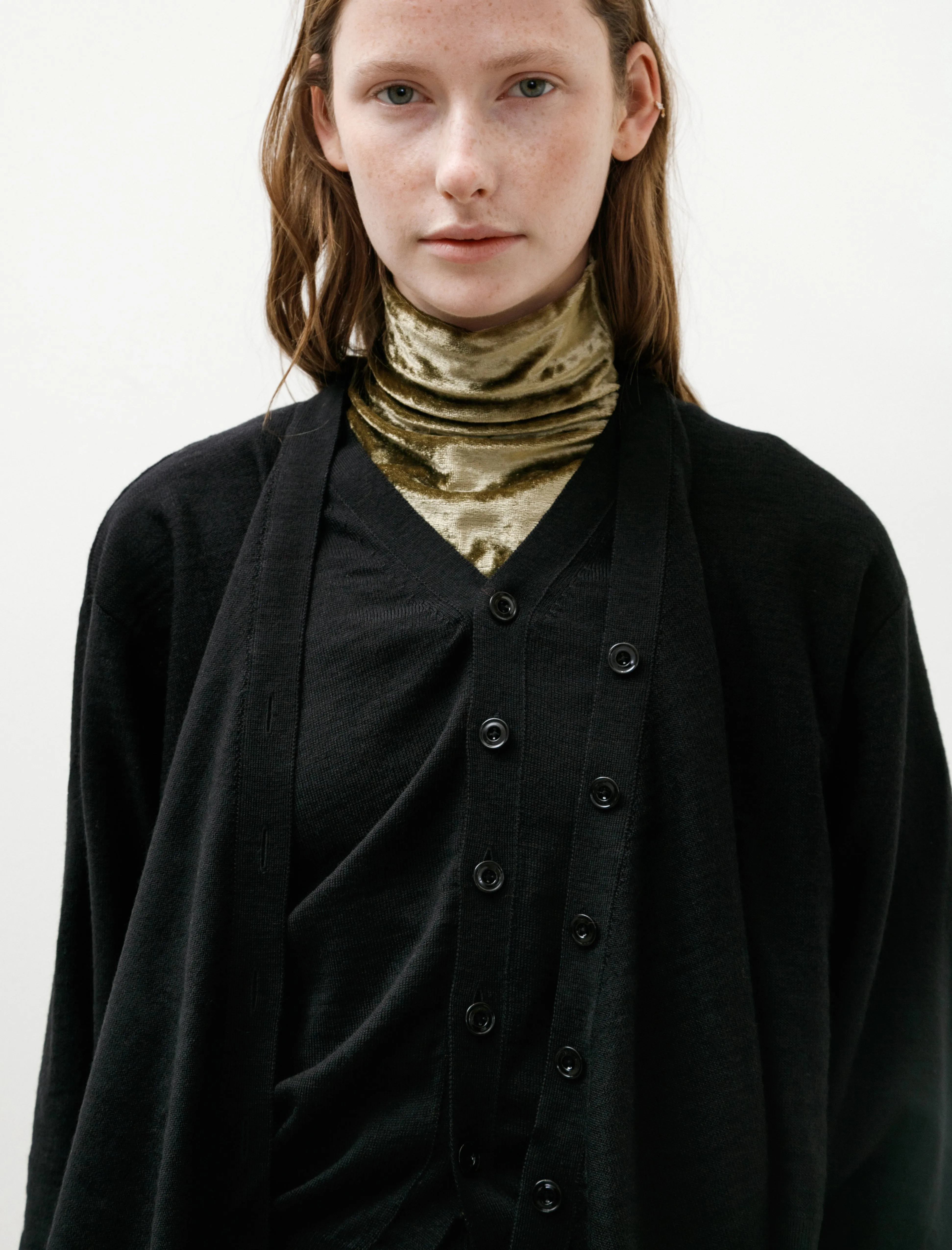 Trompe L'Oeil Cardigan Black sold by SHOP NEIGHBOR product image thumbnail 5