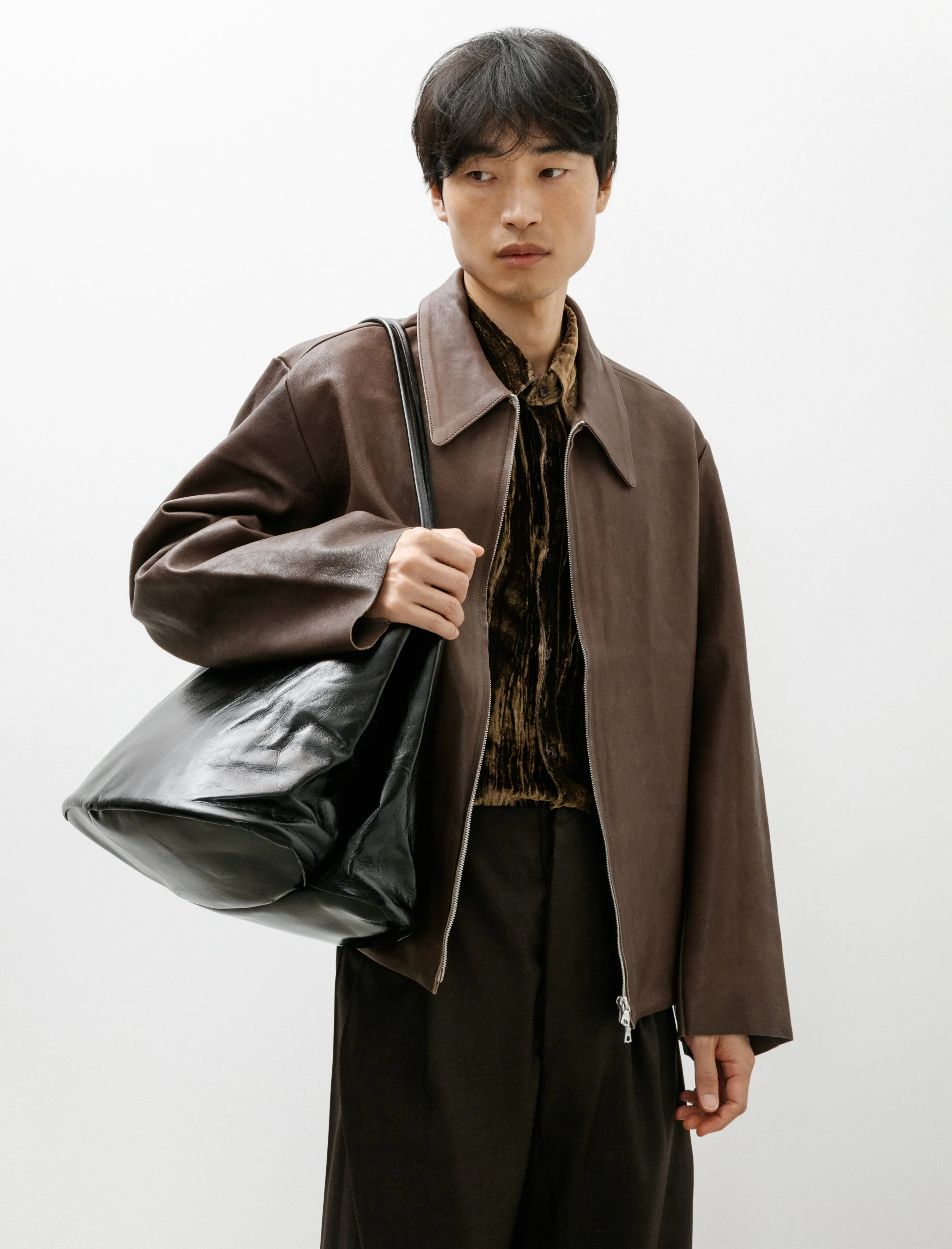 No.17 Leather Hoof Bag Black Calfskin sold by SHOP NEIGHBOR product image thumbnail 2