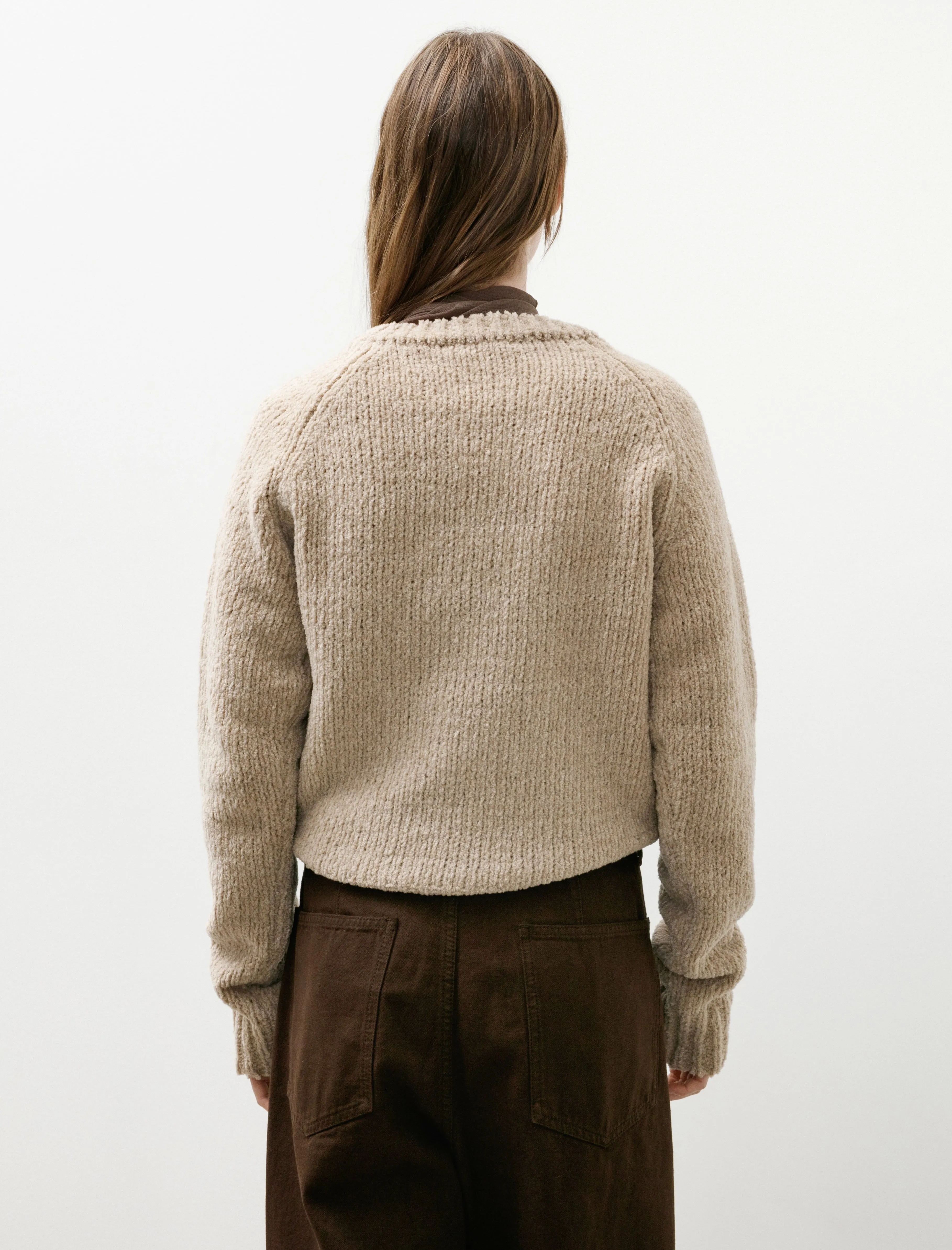 Cashmere Chenille Knit Pullover Beige sold by SHOP NEIGHBOR product image thumbnail 2