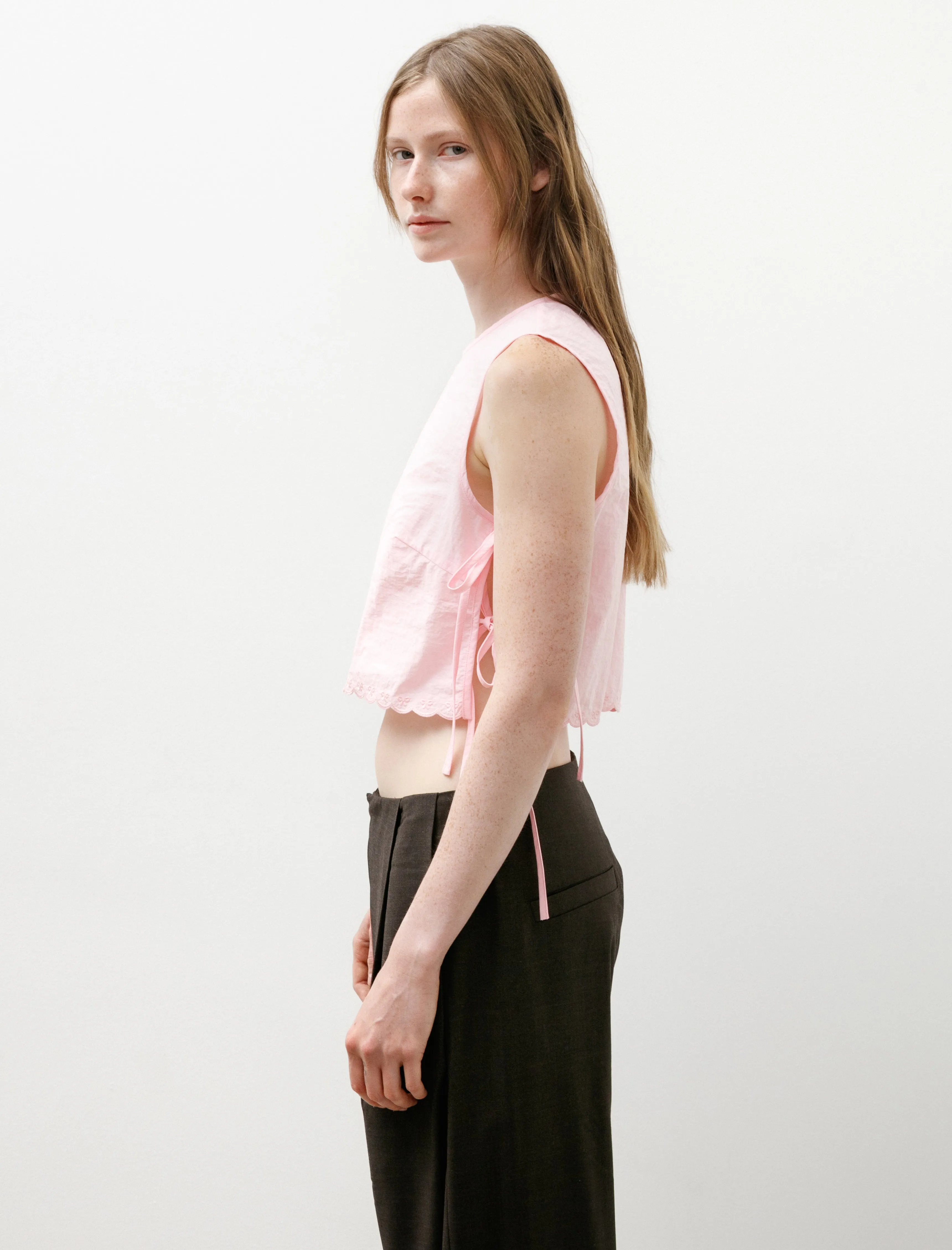 Feeba Top Embroidered Taffeta Vibrant Pink sold by SHOP NEIGHBOR product image thumbnail 3