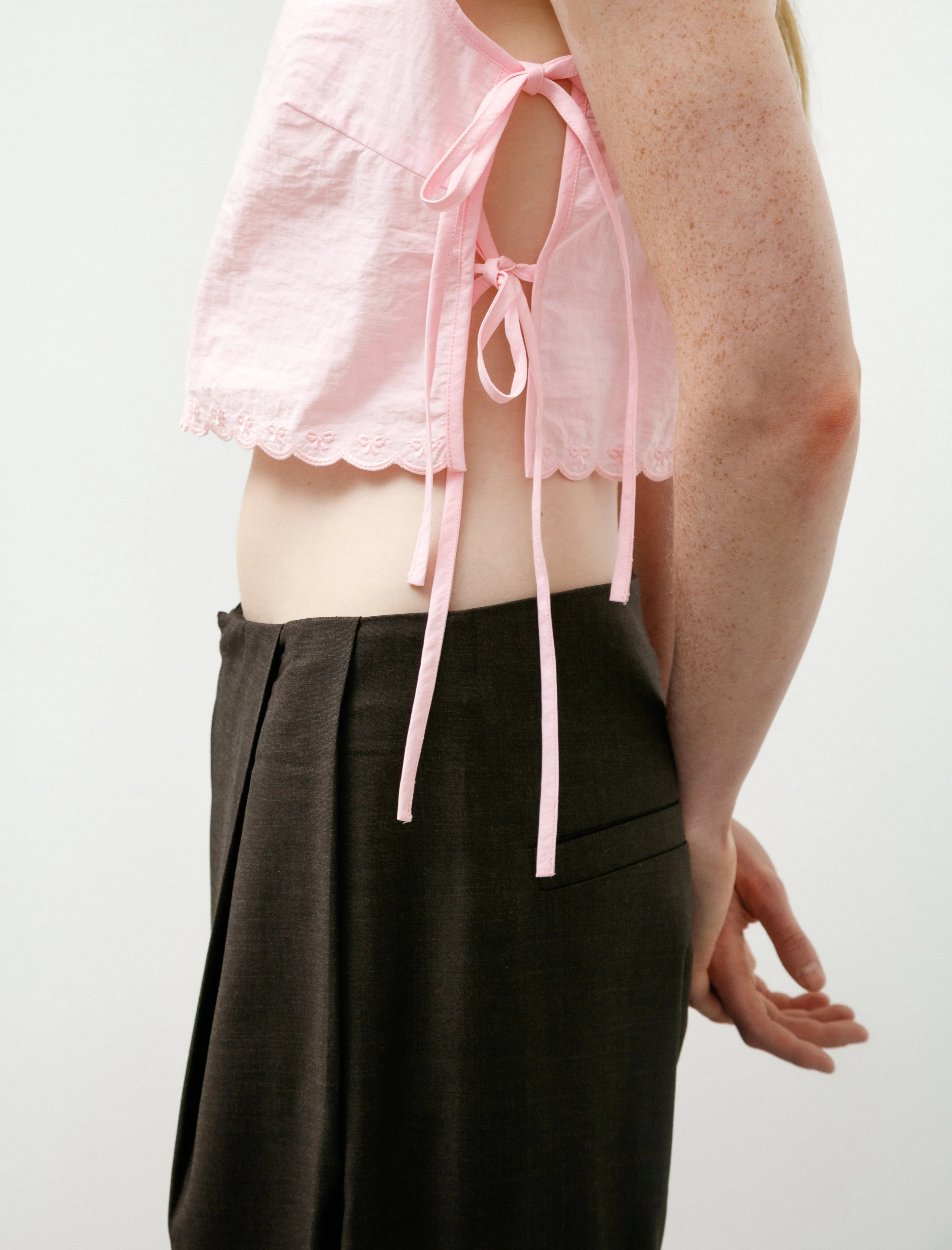 Feeba Top Embroidered Taffeta Vibrant Pink sold by SHOP NEIGHBOR product image thumbnail 4