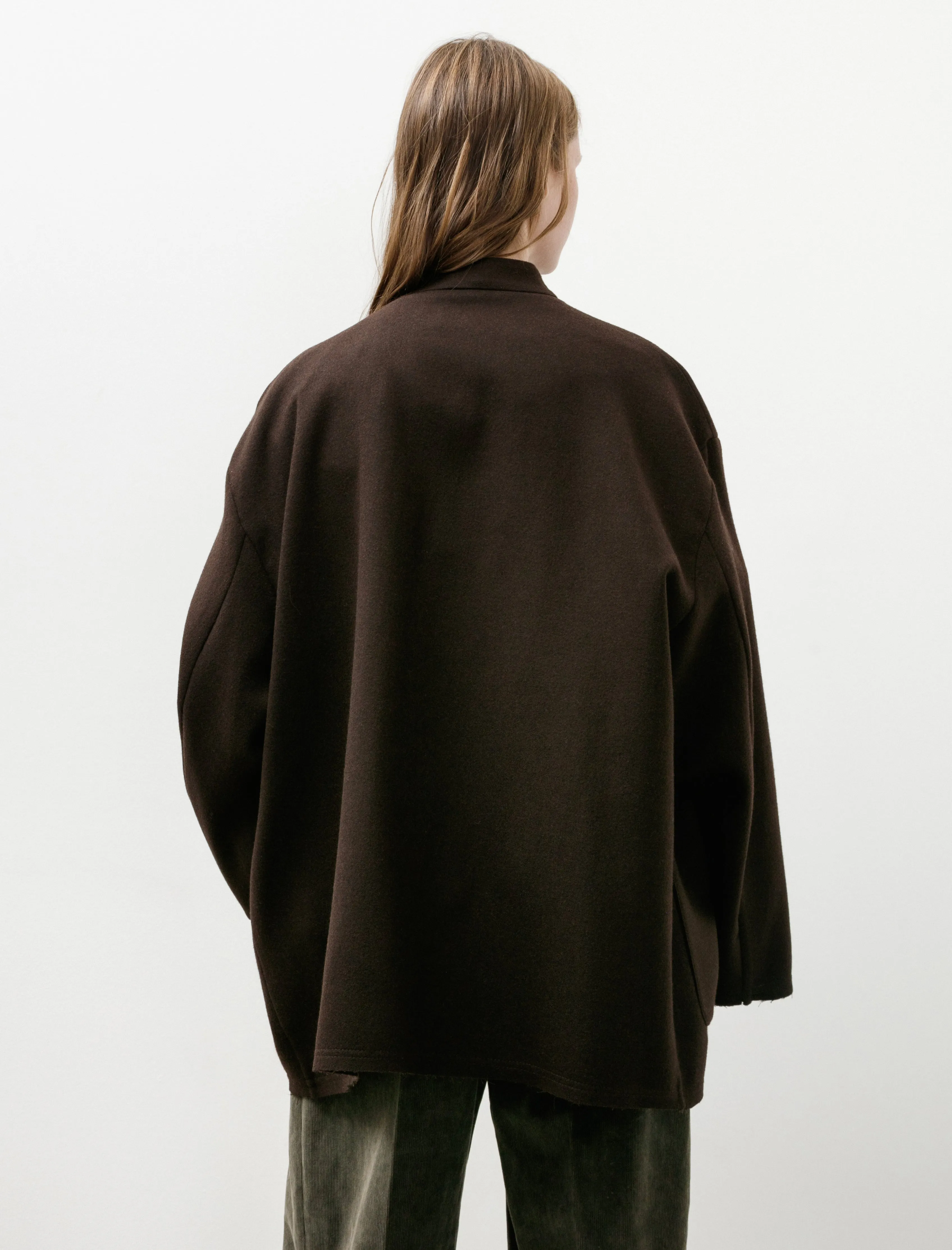 3/4 Jacket with Cimossa Panno Wool Ebano sold by SHOP NEIGHBOR product image thumbnail 2