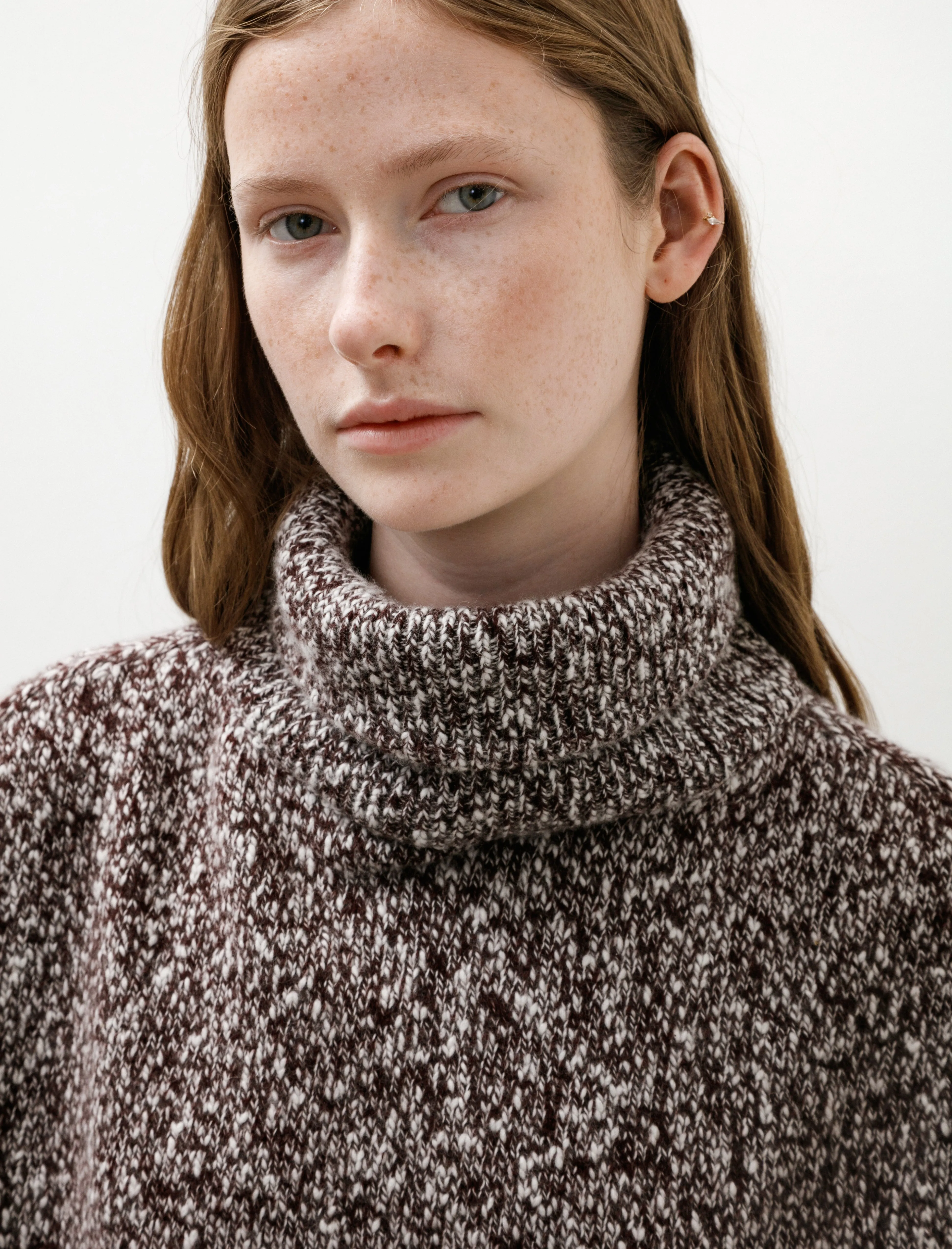 Iconic T-Neck Sweater Cashmere Burleigh sold by SHOP NEIGHBOR product image thumbnail 4