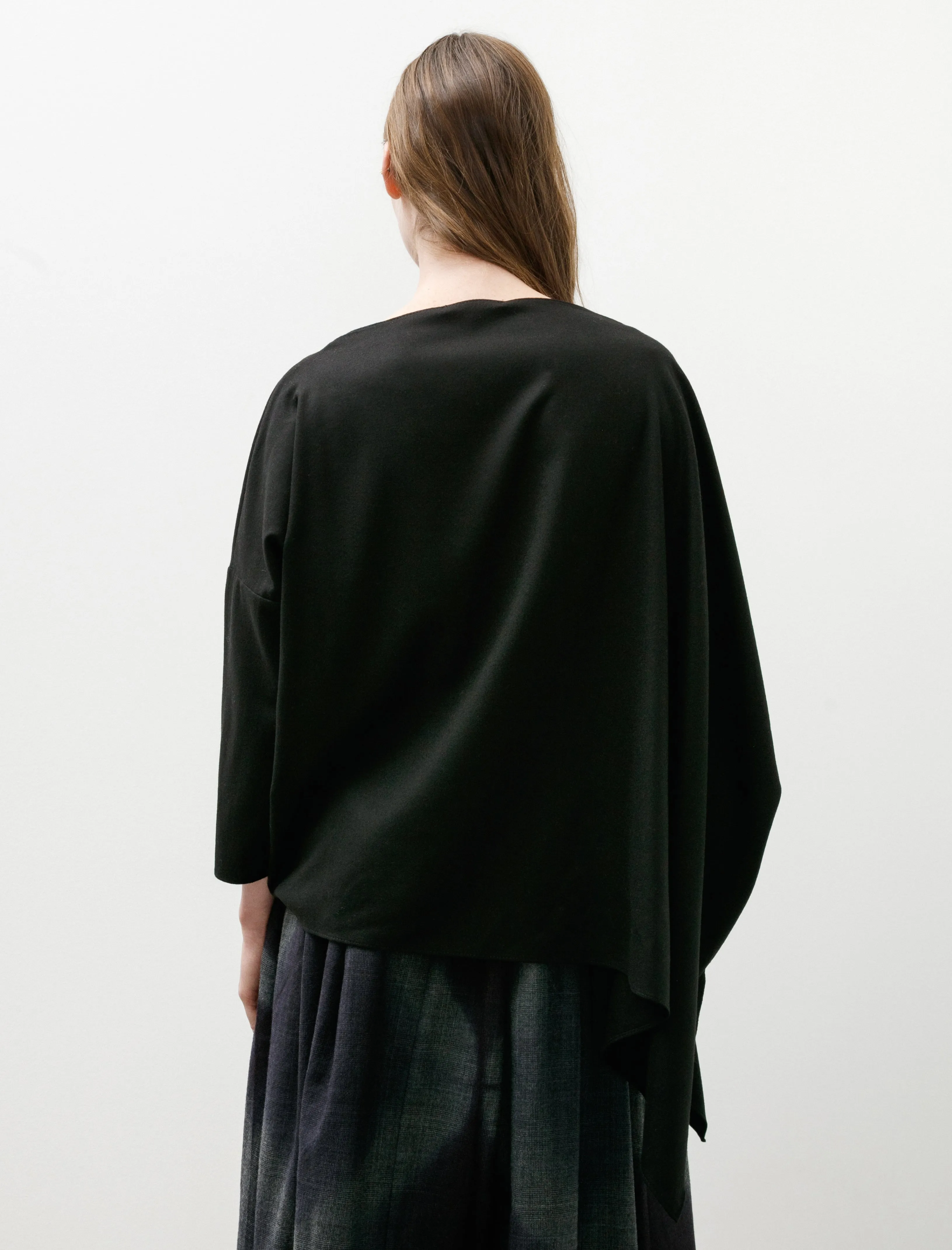 Asymmetrical T-Shirt Twill Flanella Black sold by SHOP NEIGHBOR product image thumbnail 3
