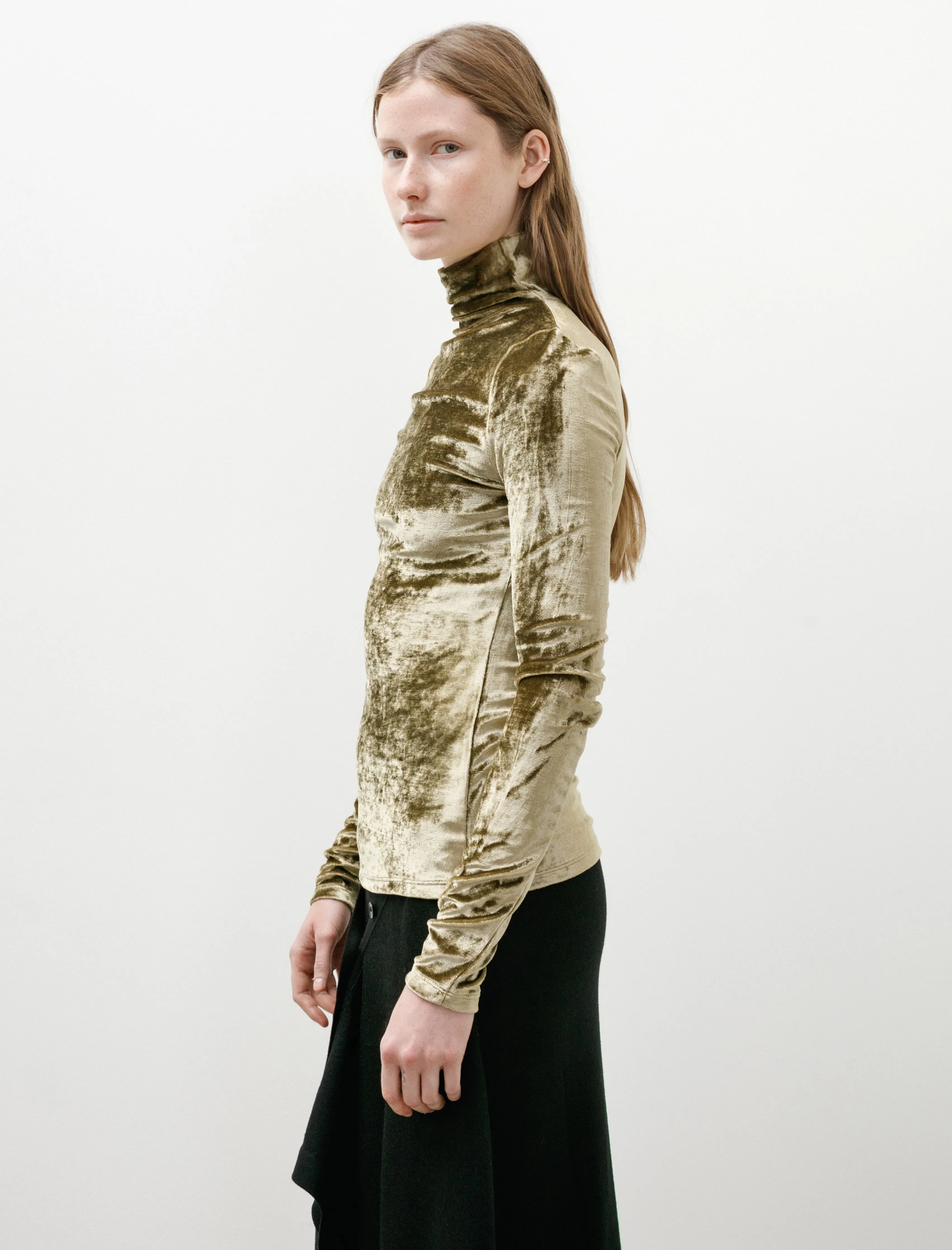 Fitted High Neck Top Brass sold by SHOP NEIGHBOR product image thumbnail 3