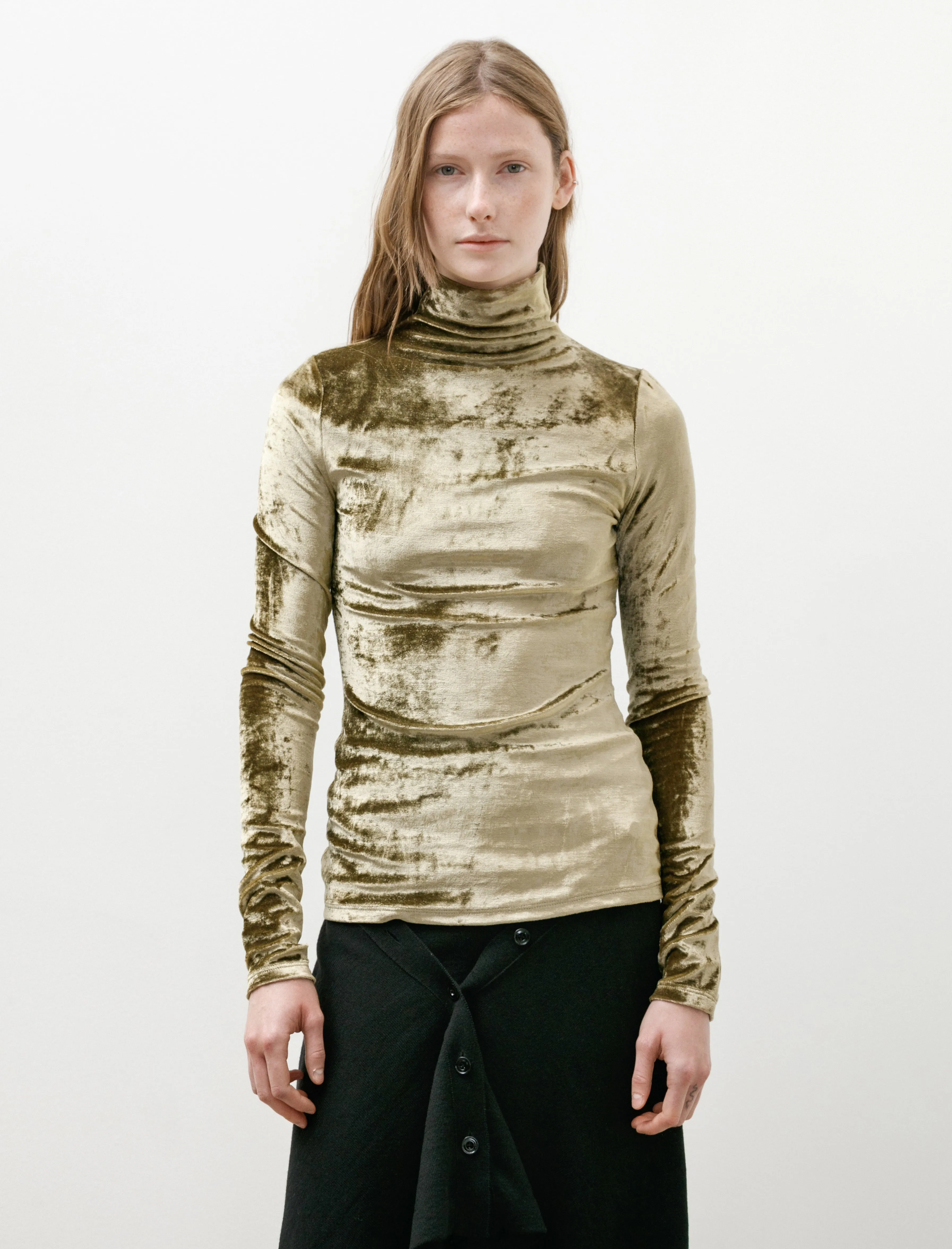 Fitted High Neck Top Brass sold by SHOP NEIGHBOR