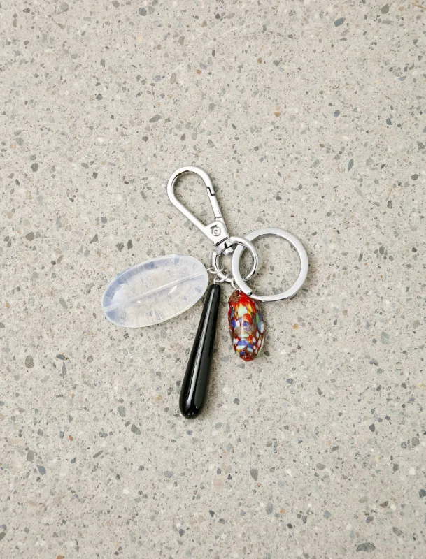 Keycharm Black/Opaline White made by SHOP NEIGHBOR